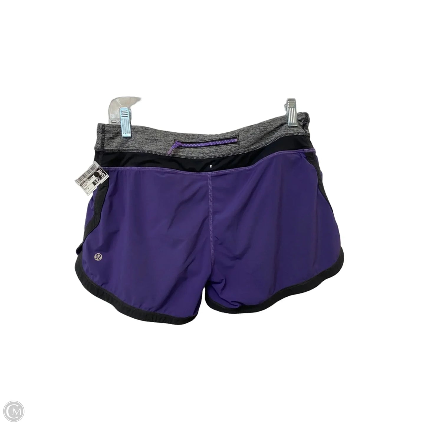 Athletic Shorts By Lululemon In Purple, Size: 6