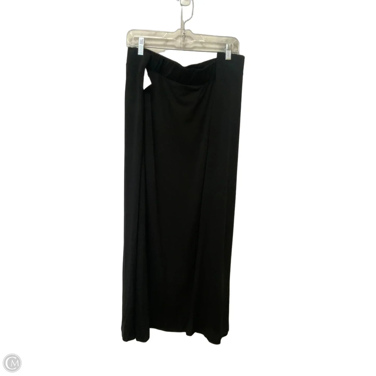 Skirt Maxi By Jessica London In Black, Size: 4x