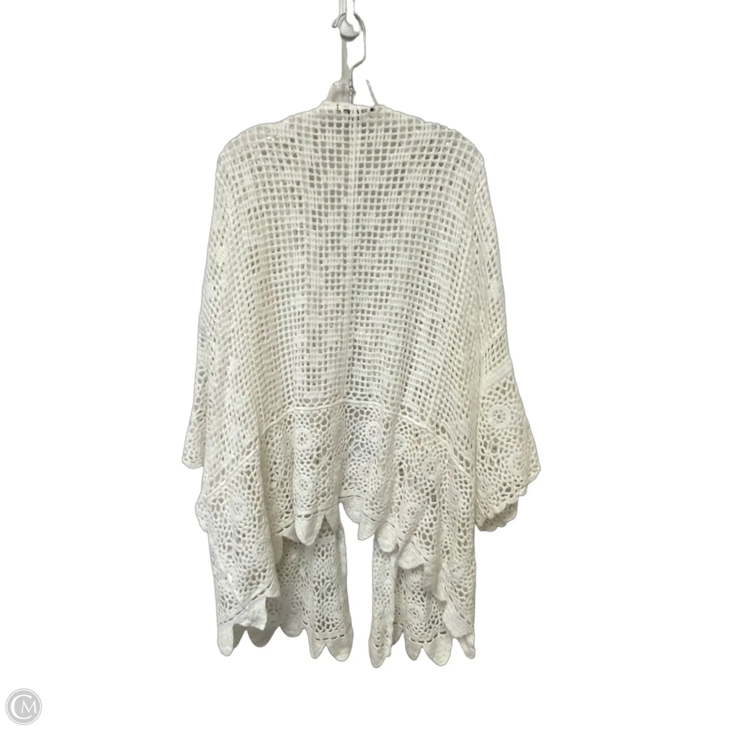 Shawl By Romans In Cream, Size: 4x