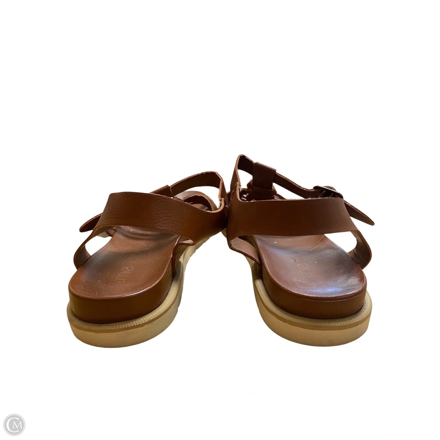 Sandals Flats By Me Too In Brown, Size: 8