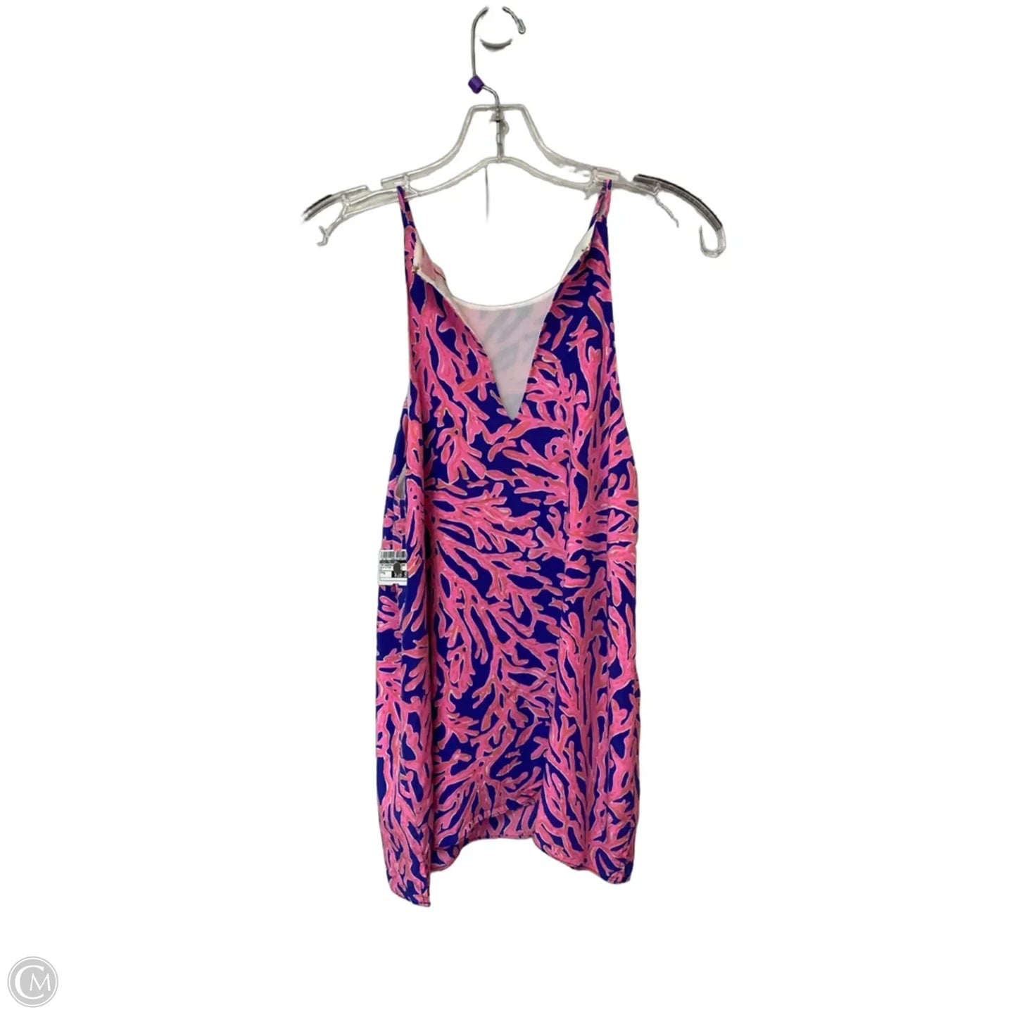Top Sleeveless Designer By Lilly Pulitzer In Blue & Pink, Size: S