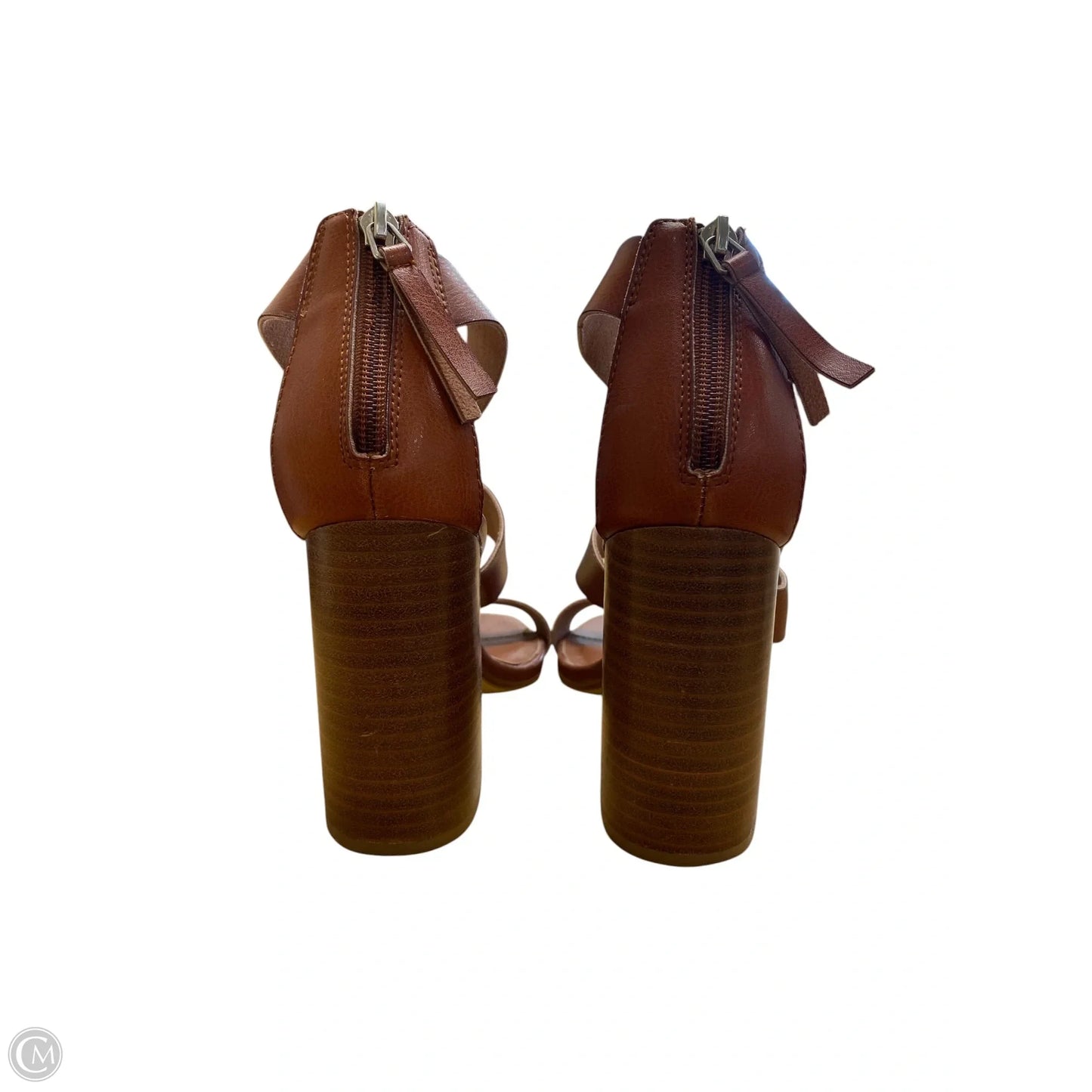 Sandals Heels Block By Madden Girl In Brown, Size: 8