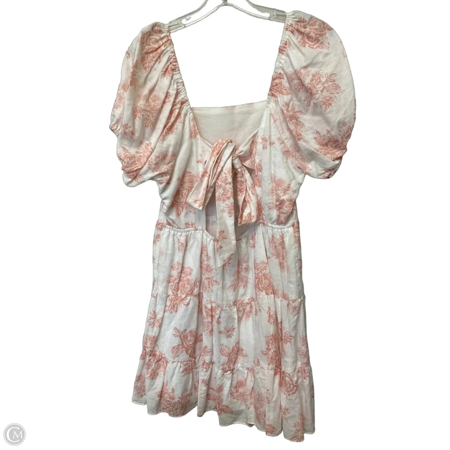 Dress Casual Short By Chelsea And Violet In Pink & White, Size: L