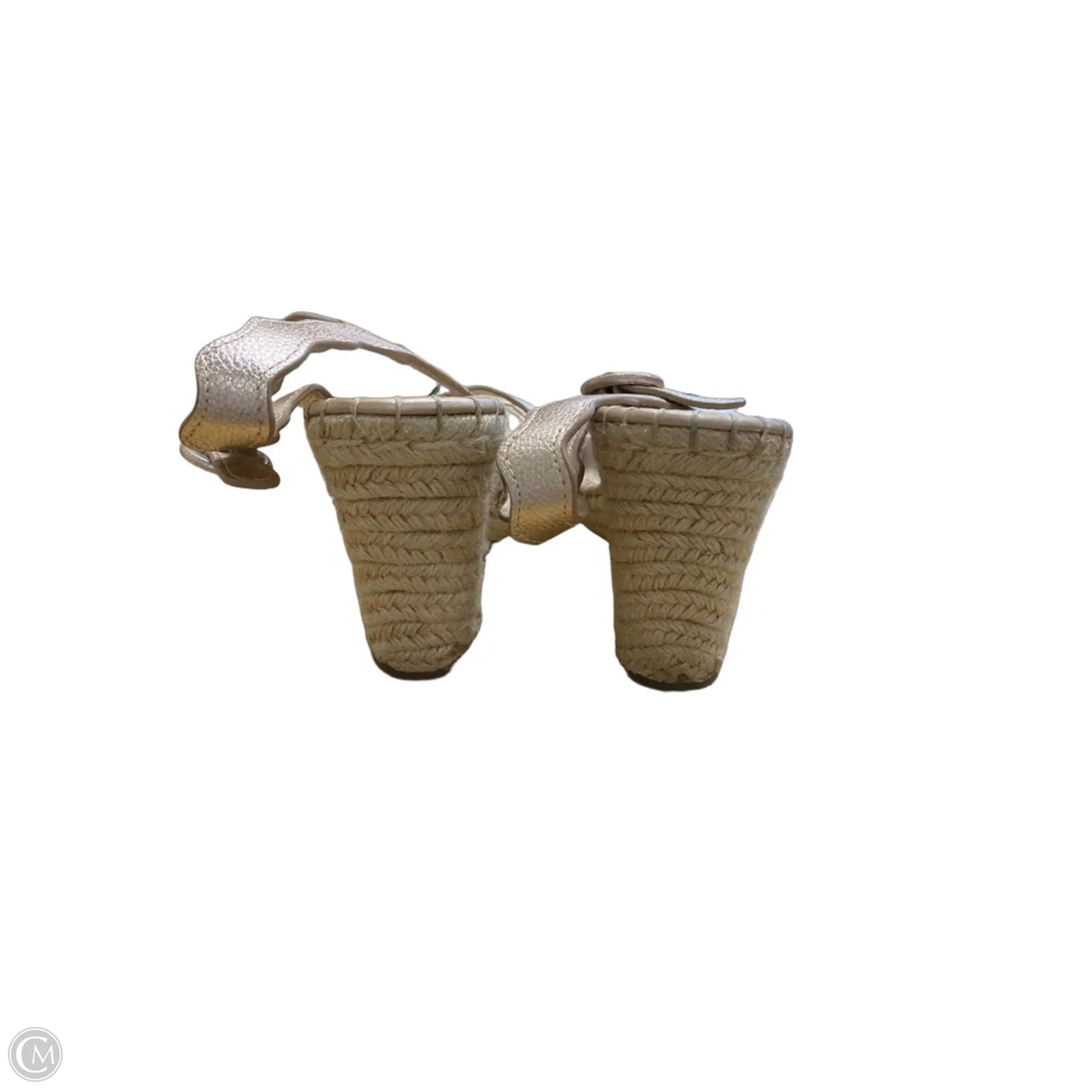 Sandals Heels Wedge By Marc Fisher In Gold, Size: 10