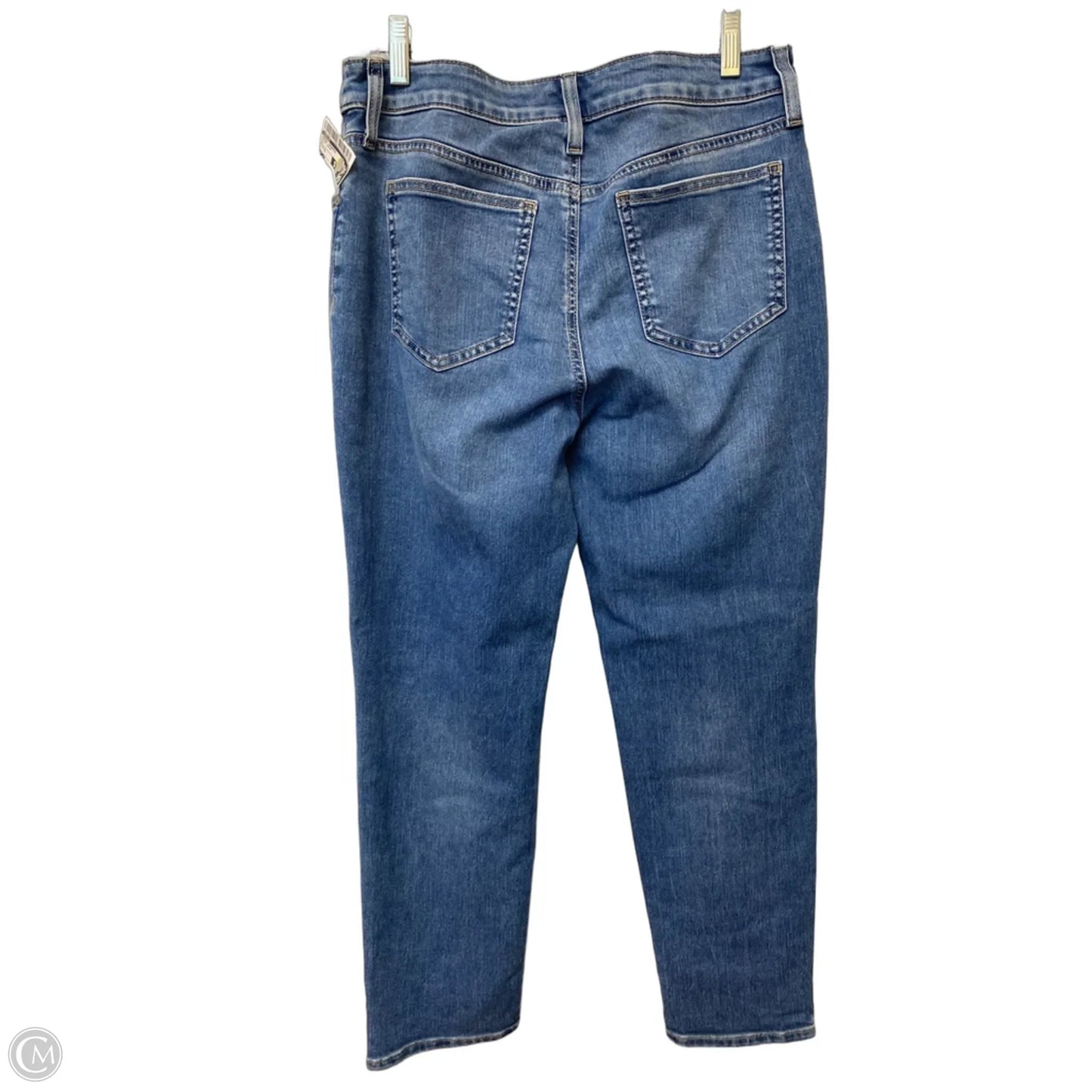 Jeans Cropped By Chicos In Blue Denim, Size: 6