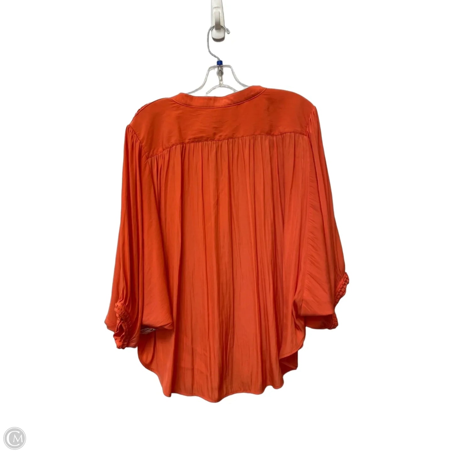 Top Long Sleeve By Chicos In Orange, Size: 14