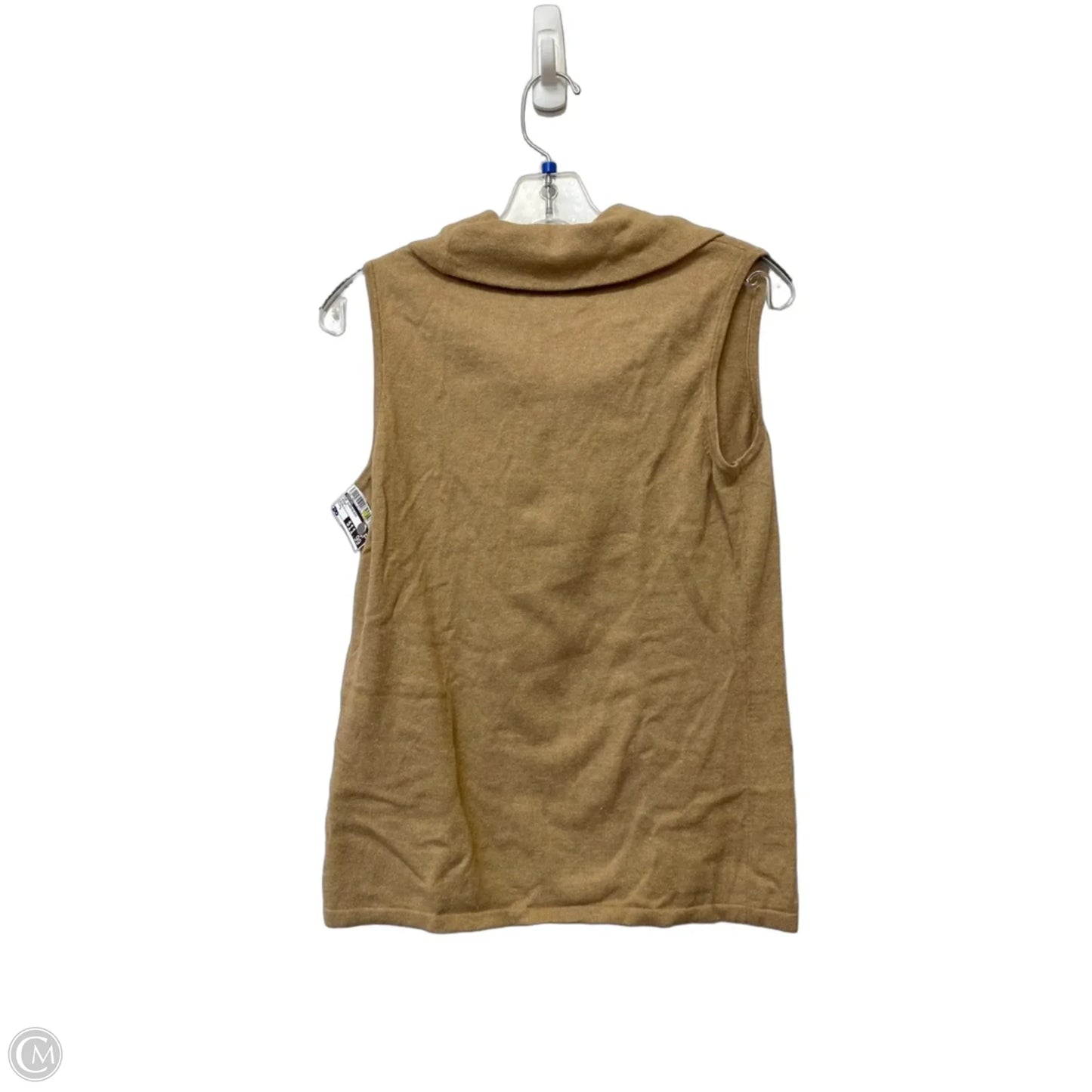 Top Sleeveless By Chicos In Brown, Size: L