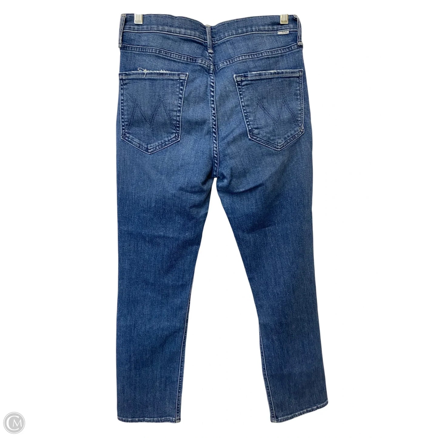 Jeans Cropped By Mother In Blue Denim, Size: 10