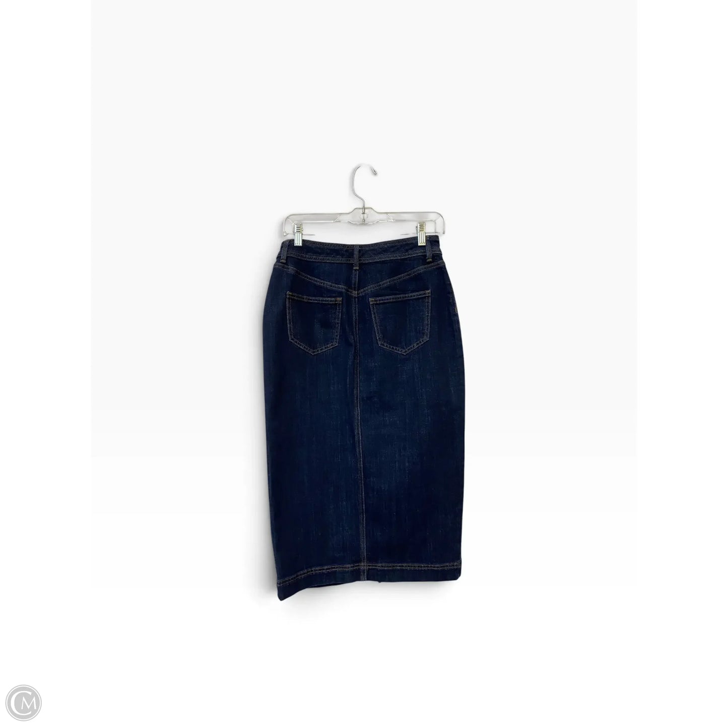 Skirt Maxi By Talbots In Blue Denim, Size: 2p