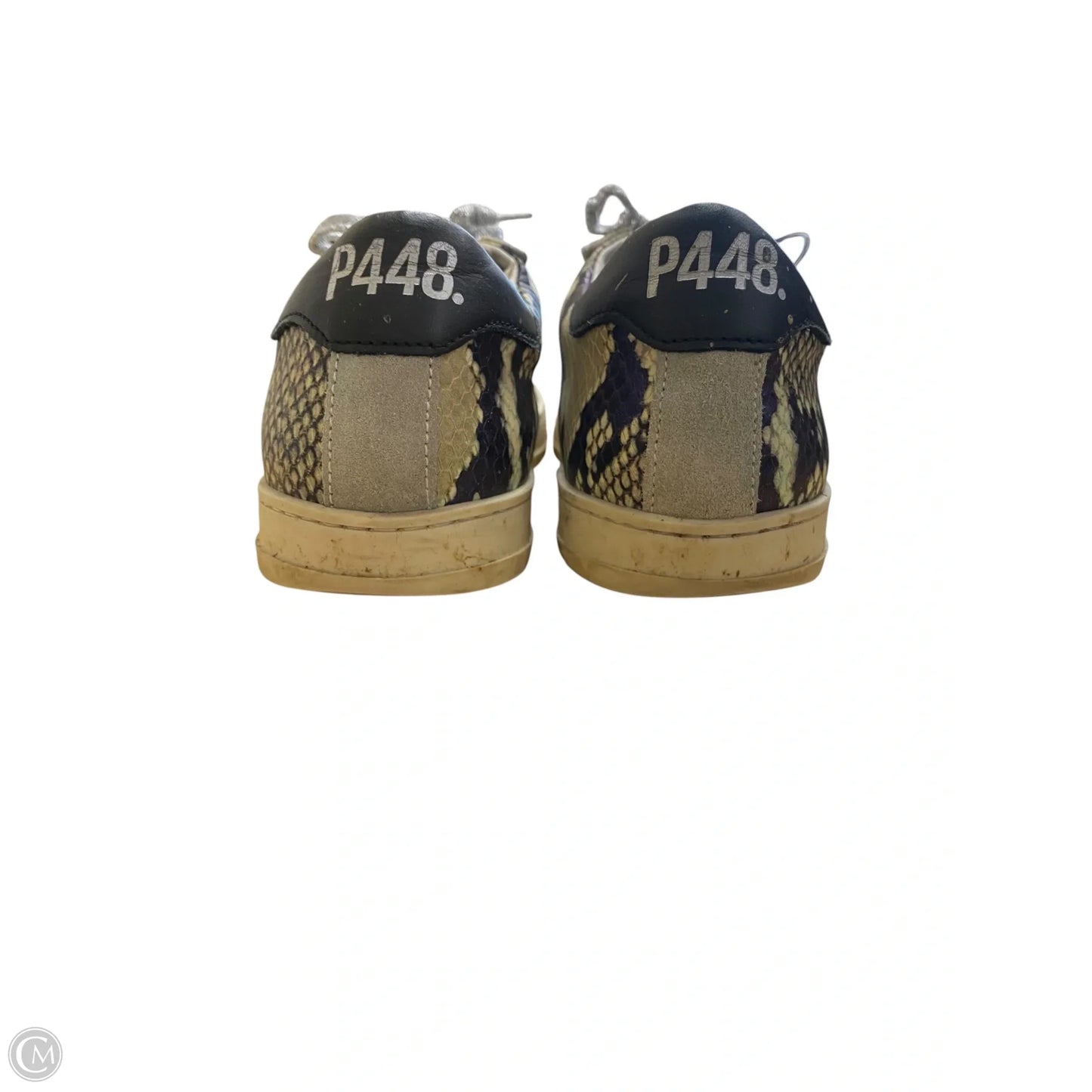 Shoes Sneakers By P448 In Snakeskin Print, Size: 8