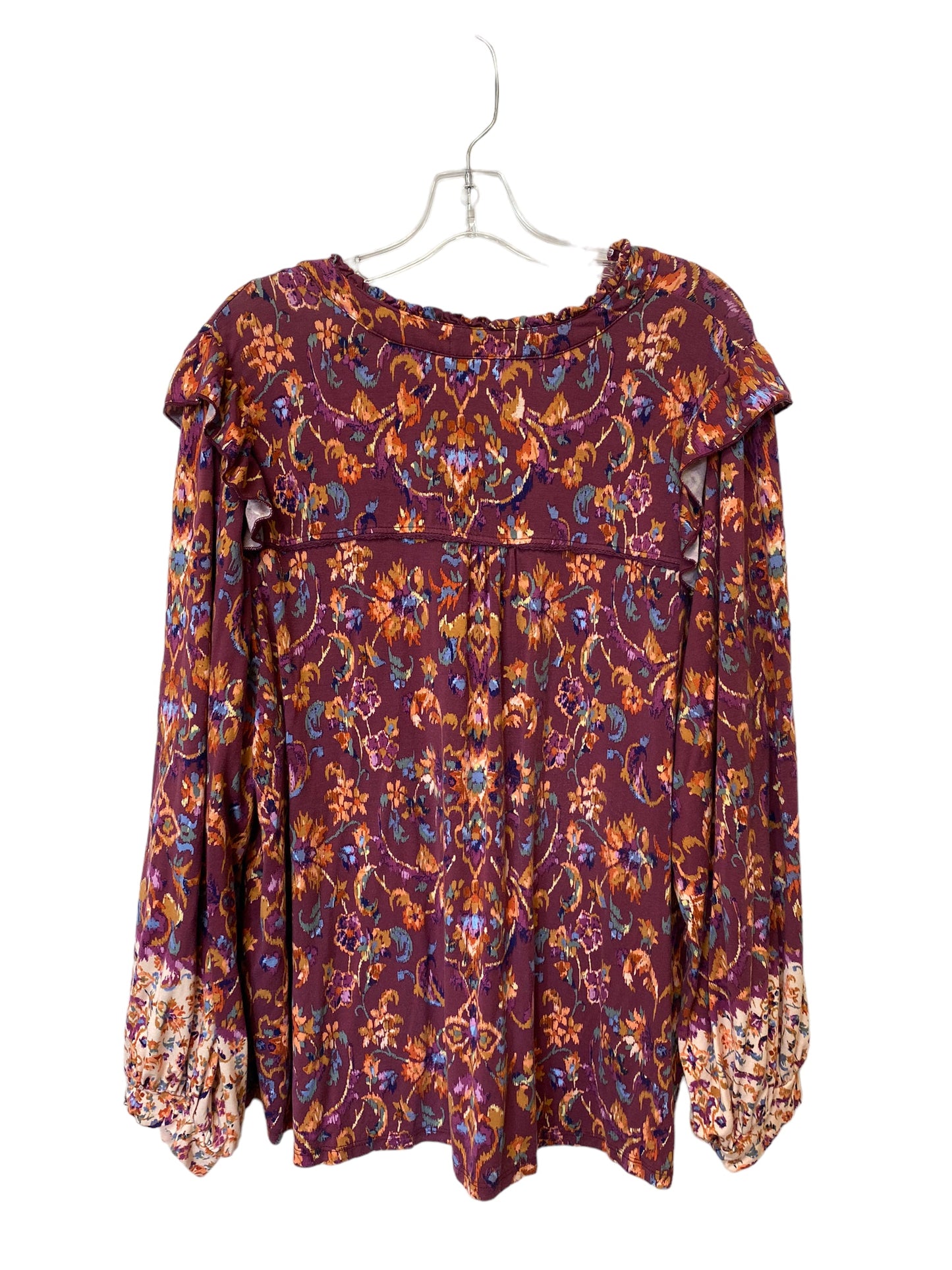 Top Long Sleeve By Democracy Size: 3x