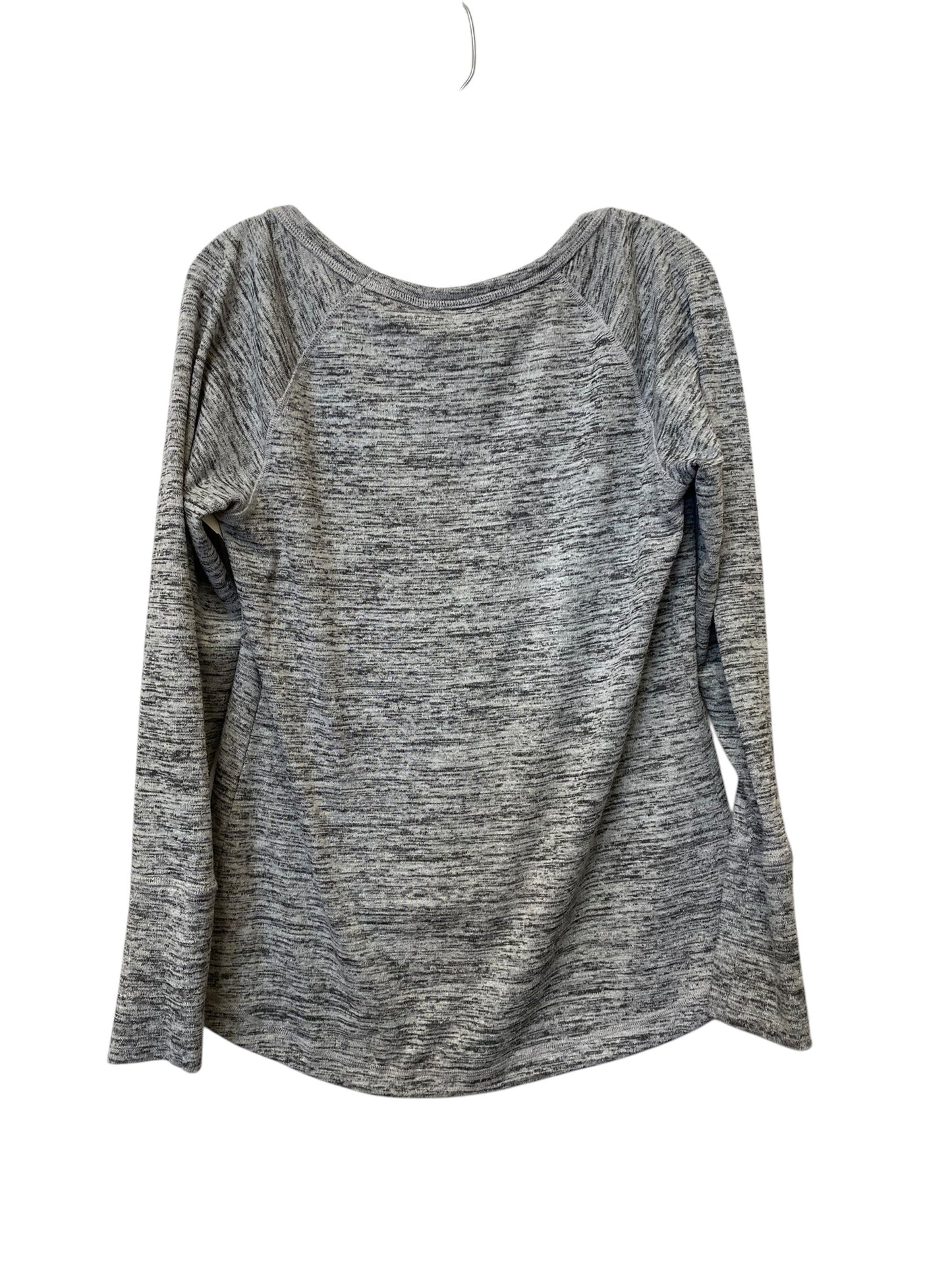 Top Long Sleeve By Athleta In Grey, Size: M