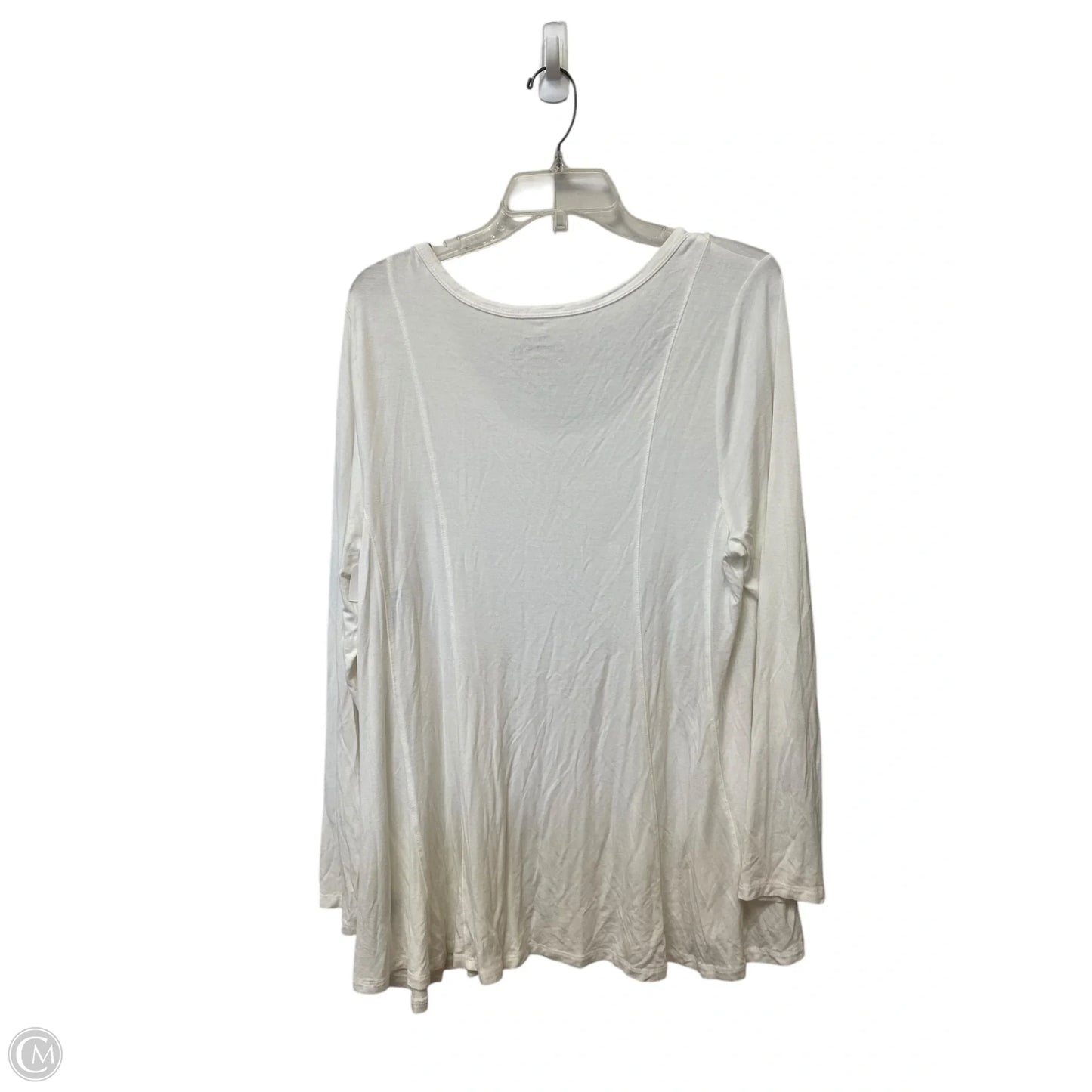 Top Long Sleeve Basic By Torrid In White, Size: 2x