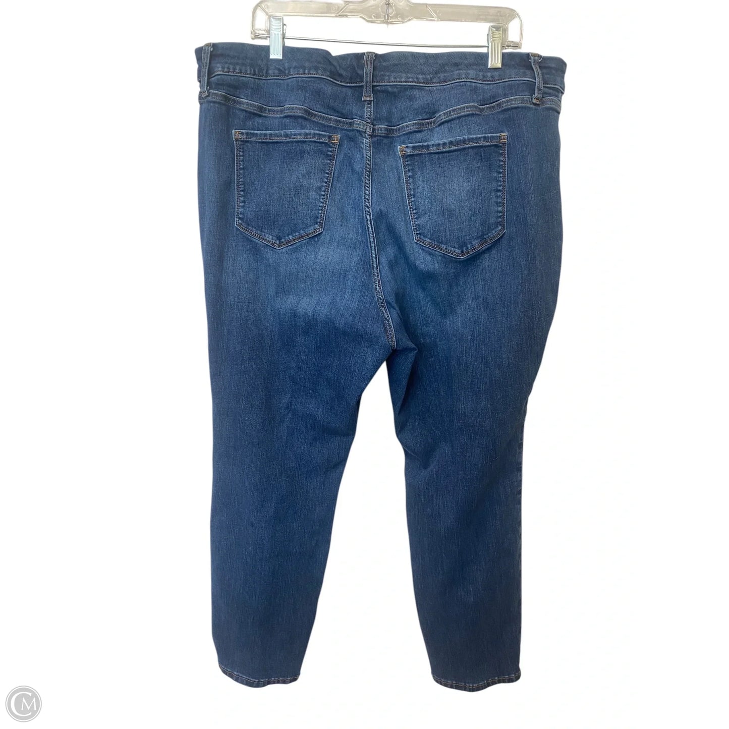 Jeans Skinny By Simply Vera In Blue Denim, Size: 22