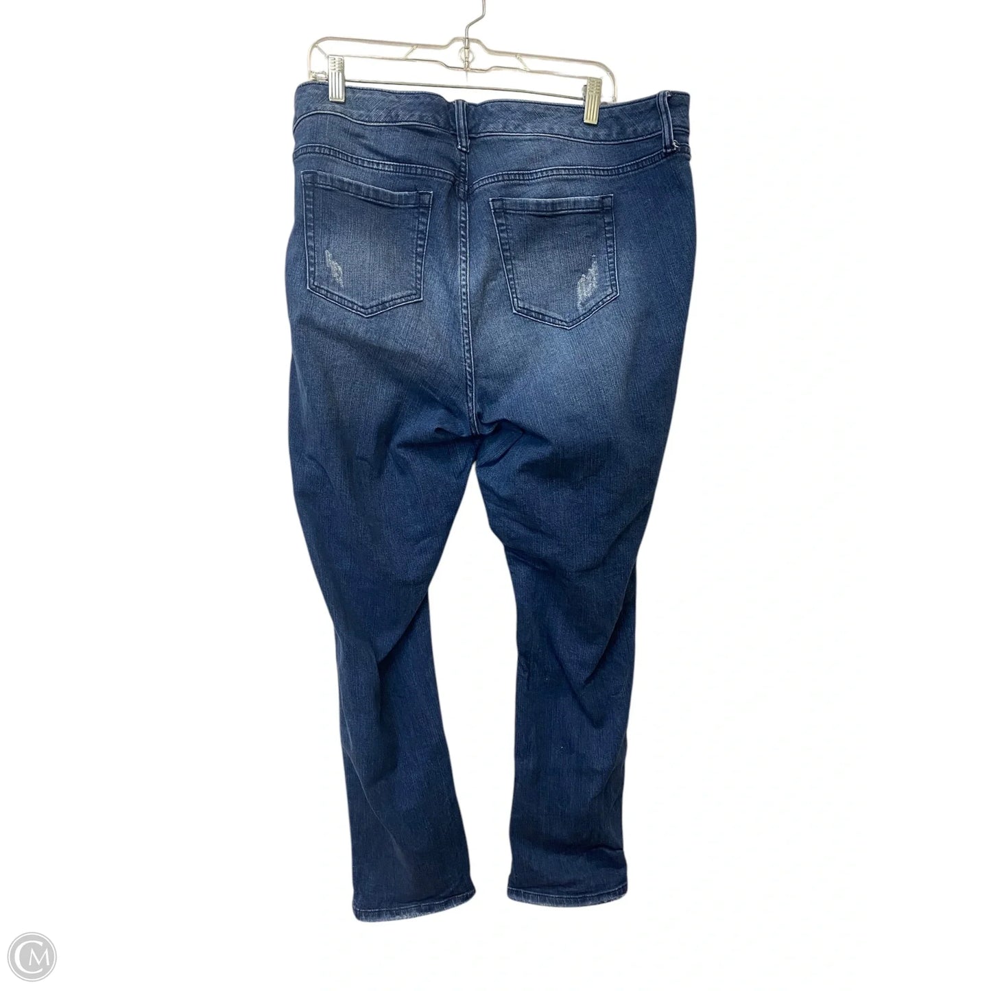 Jeans Boyfriend By Torrid In Blue Denim, Size: 18