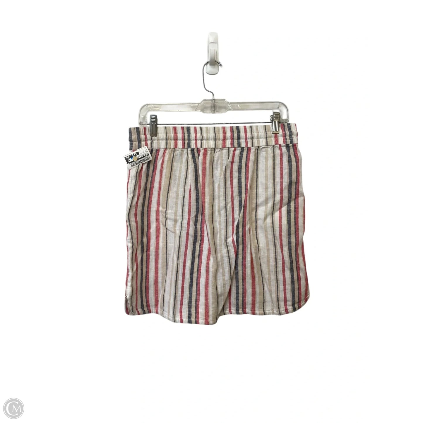 Skirt Mini & Short By Loft In Striped Pattern, Size: S