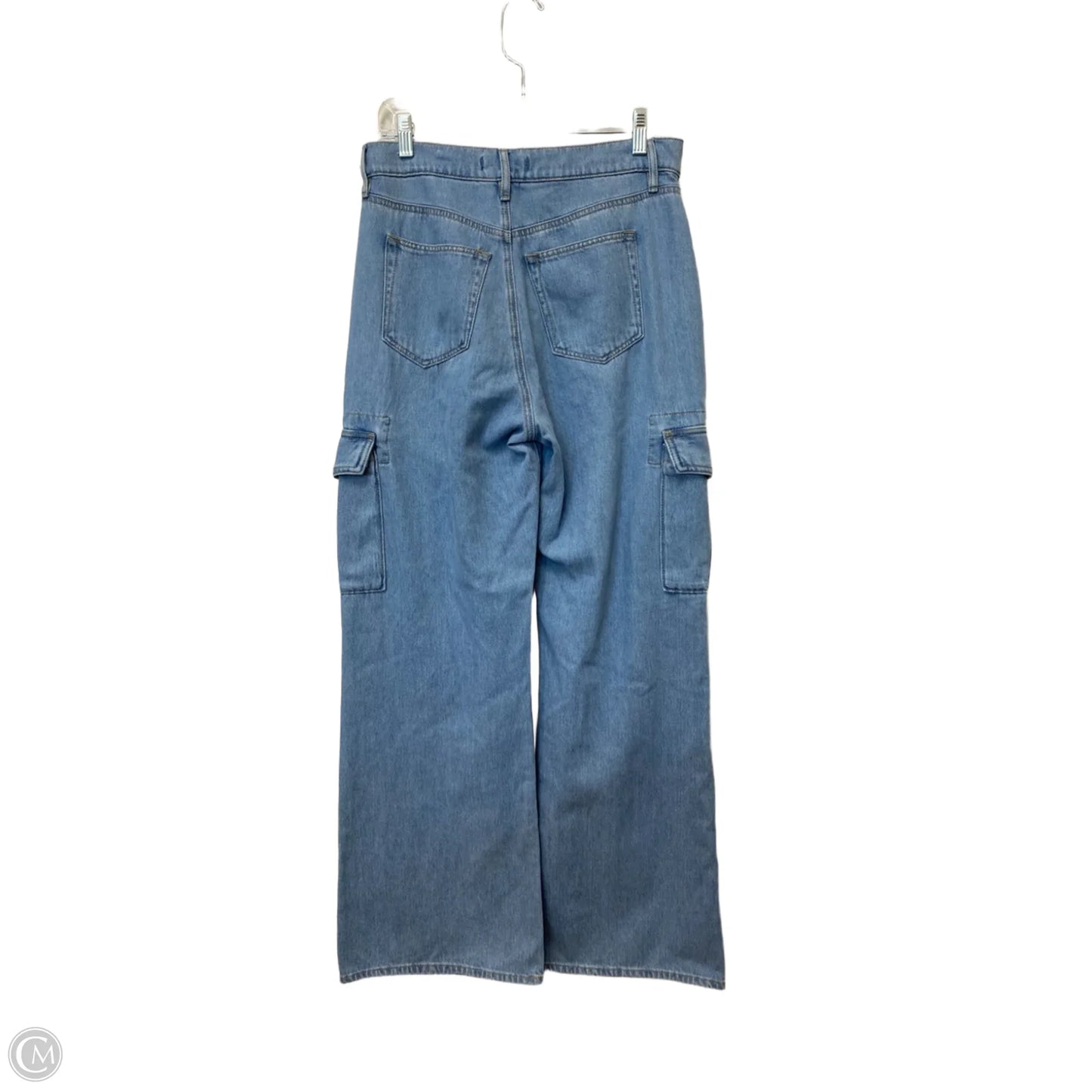 Jeans Wide Leg By Loft In Blue Denim, Size: 4