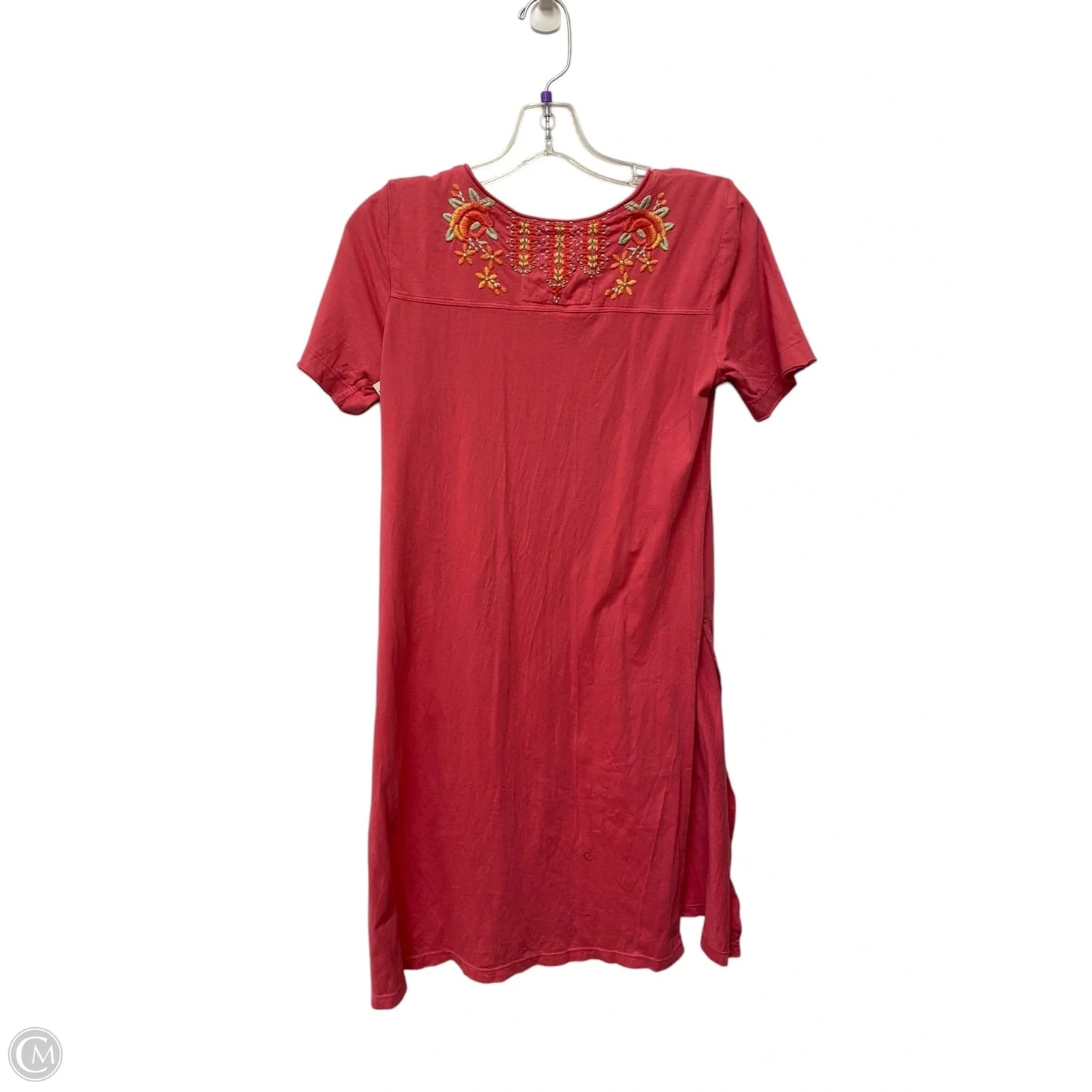 Dress Casual Midi By Johnny Was In Pink, Size: S