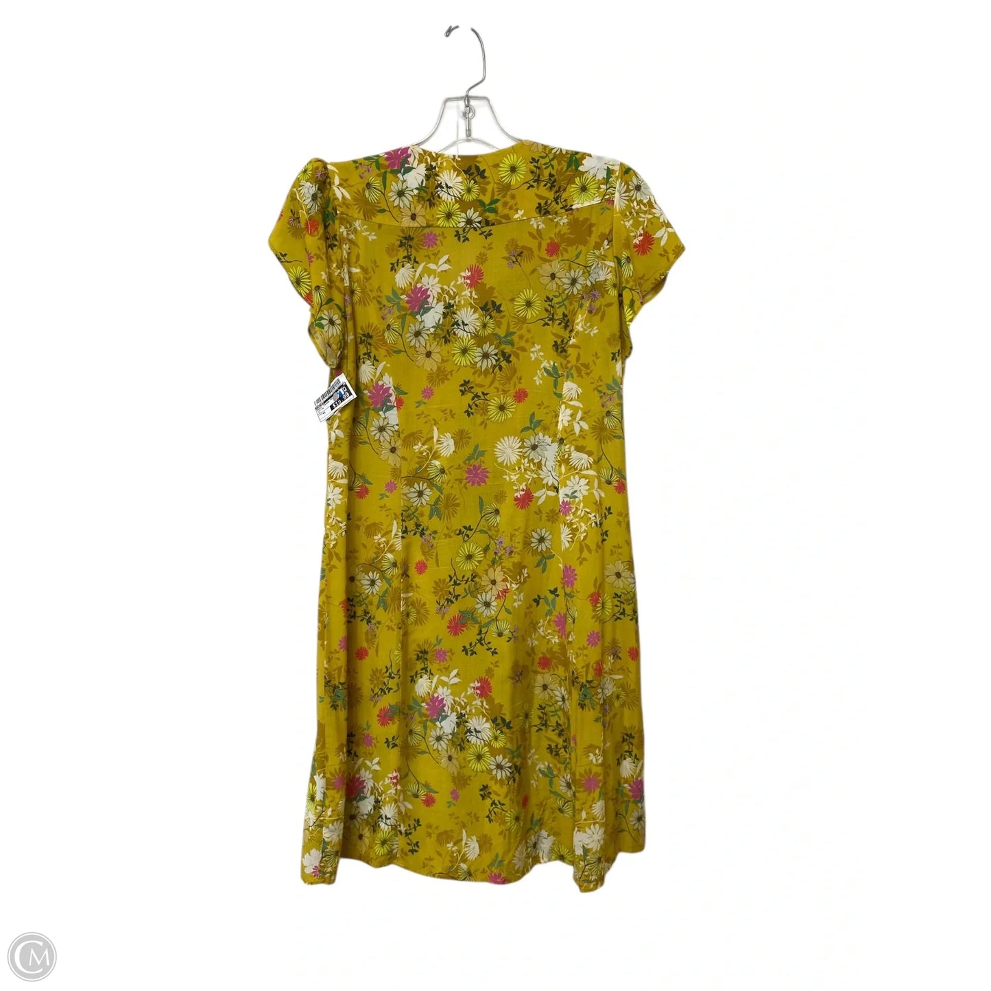 Dress Casual Midi By Velvet In Yellow, Size: Xs