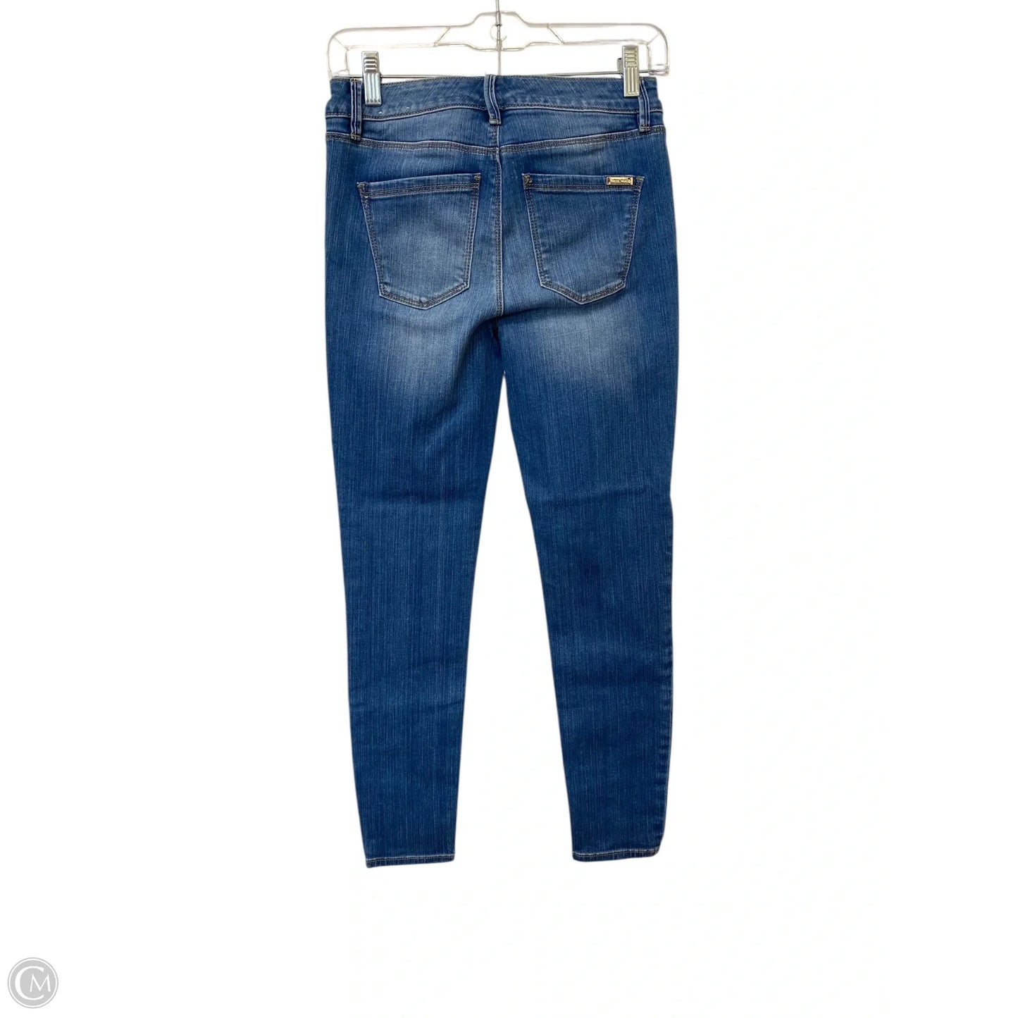 Jeans Skinny By White House Black Market In Blue Denim, Size: 0
