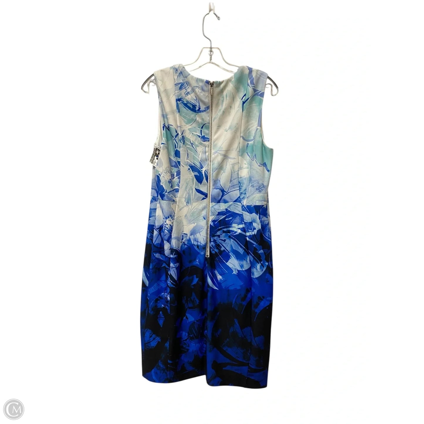 Dress Work By Calvin Klein In Blue, Size: 12