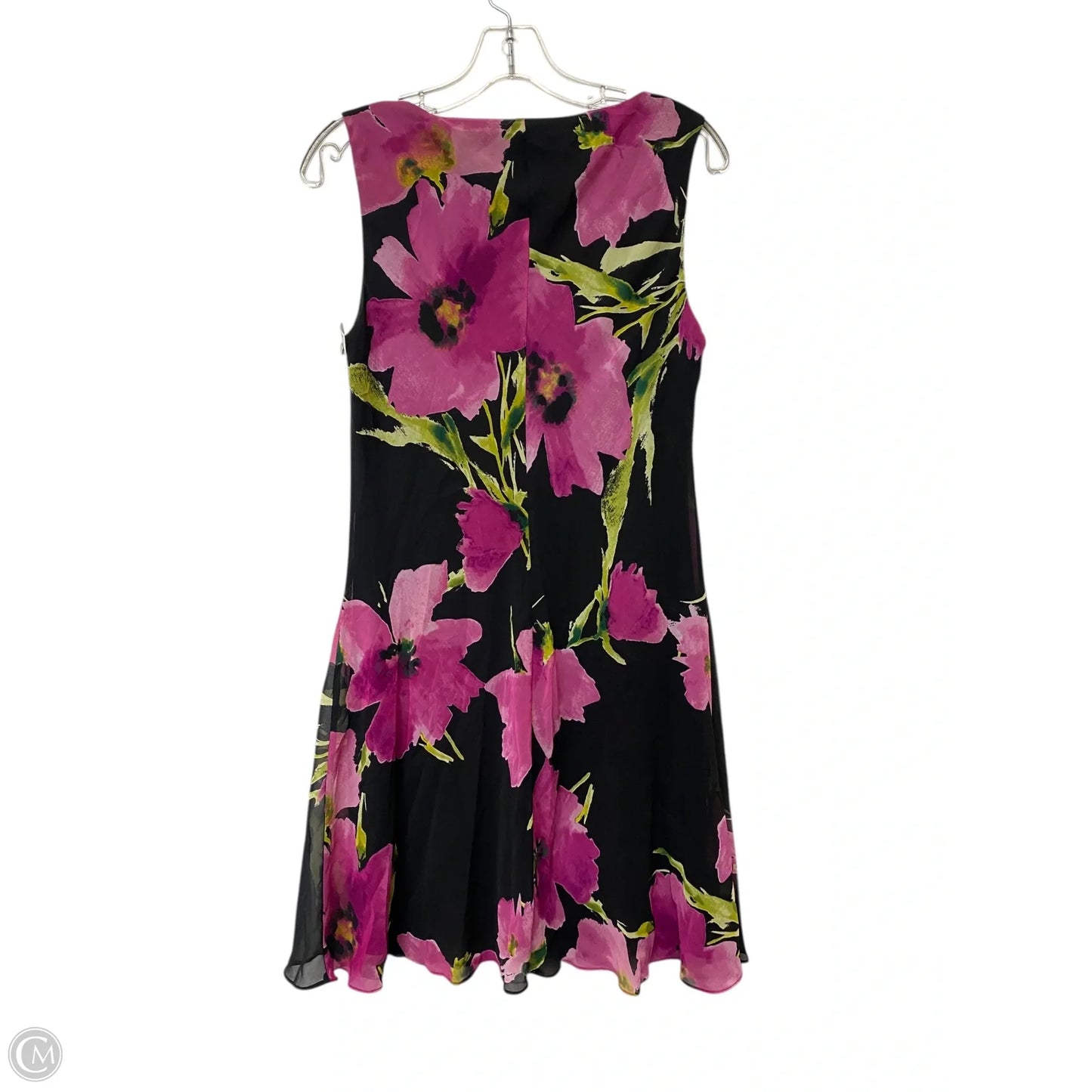 Dress Casual Midi By American Living In Black, Size: 12