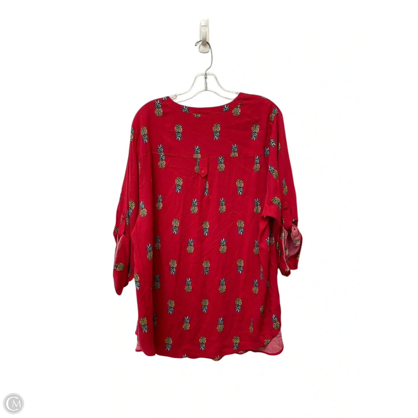 Top Long Sleeve By Torrid In Pink, Size: 2x