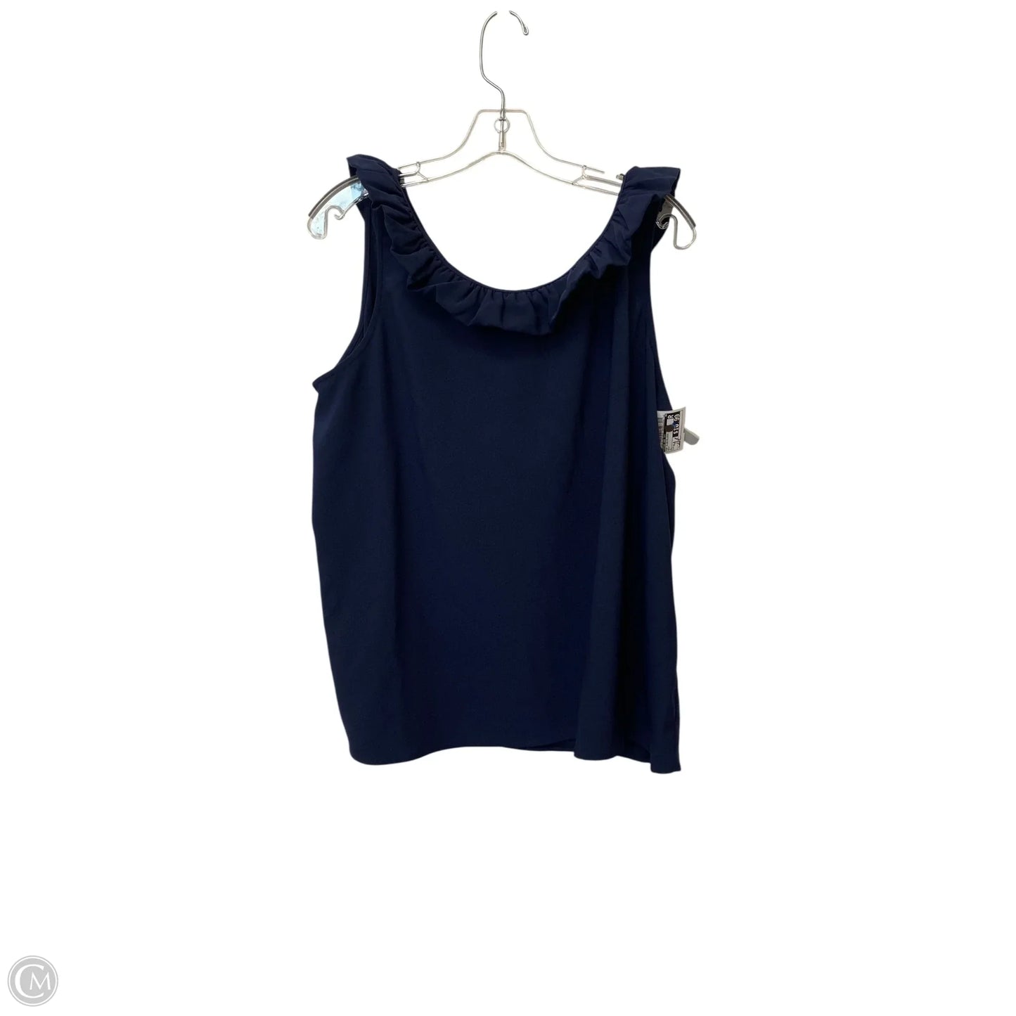 Top Sleeveless By Crown And Ivy In Navy, Size: Xl