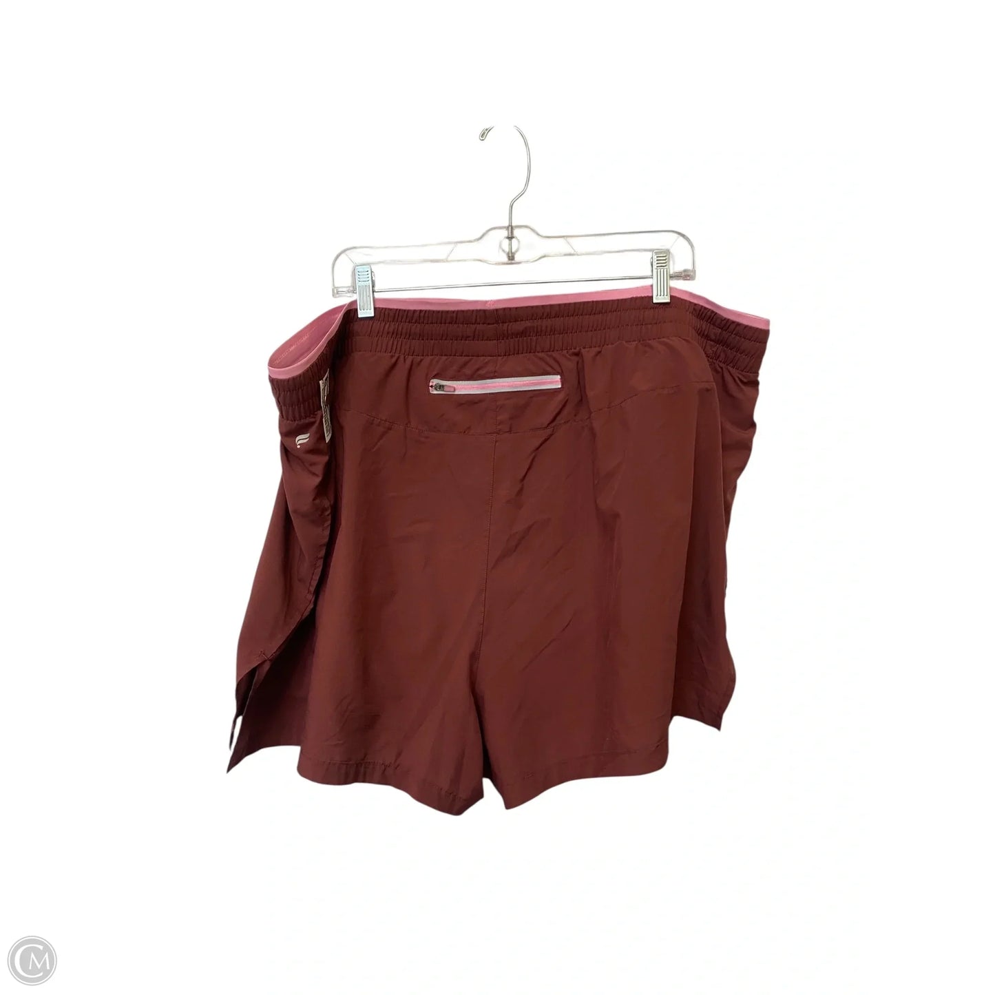 Athletic Shorts By Fabletics In Red, Size: 2x