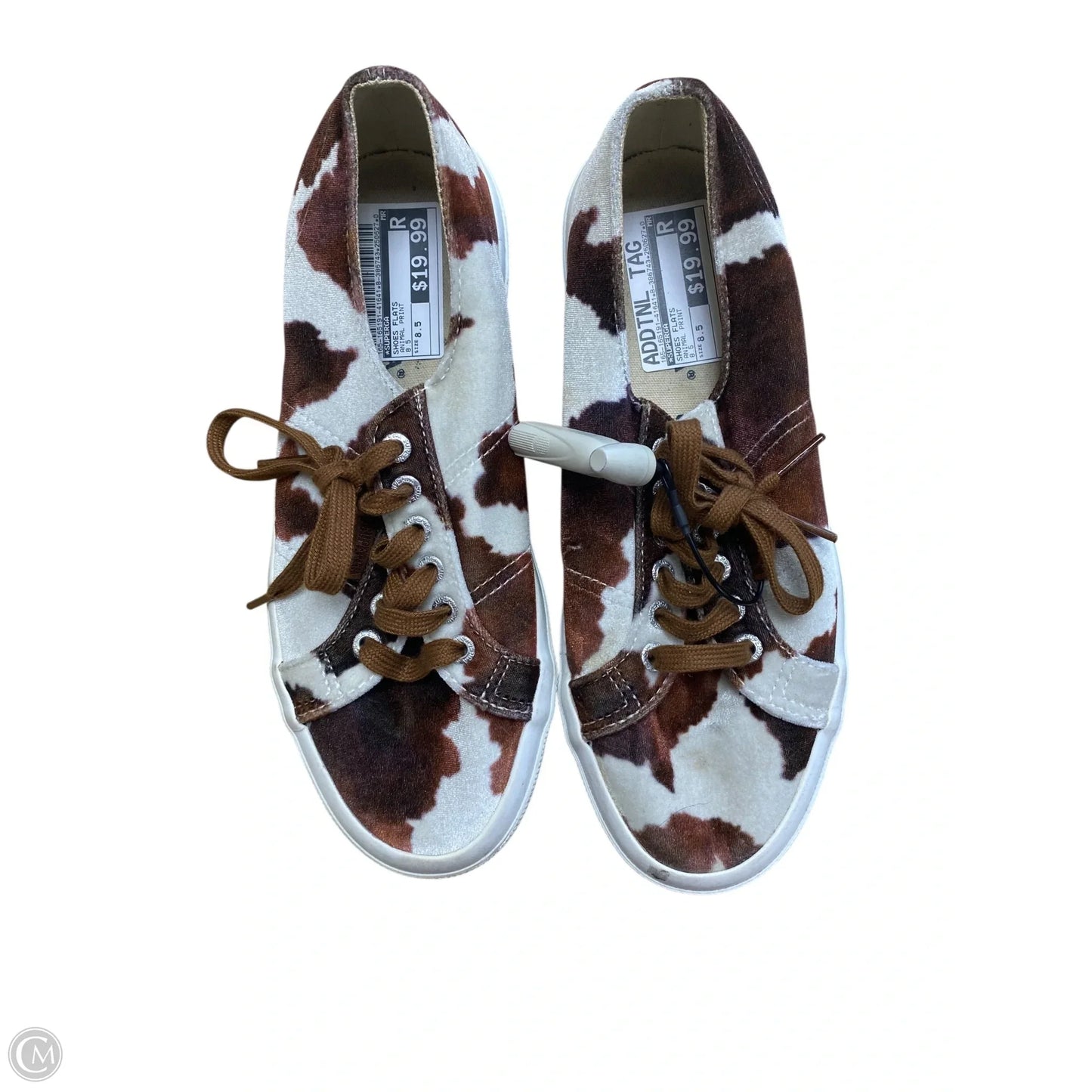 Shoes Flats By Superga In Animal Print, Size: 8.5