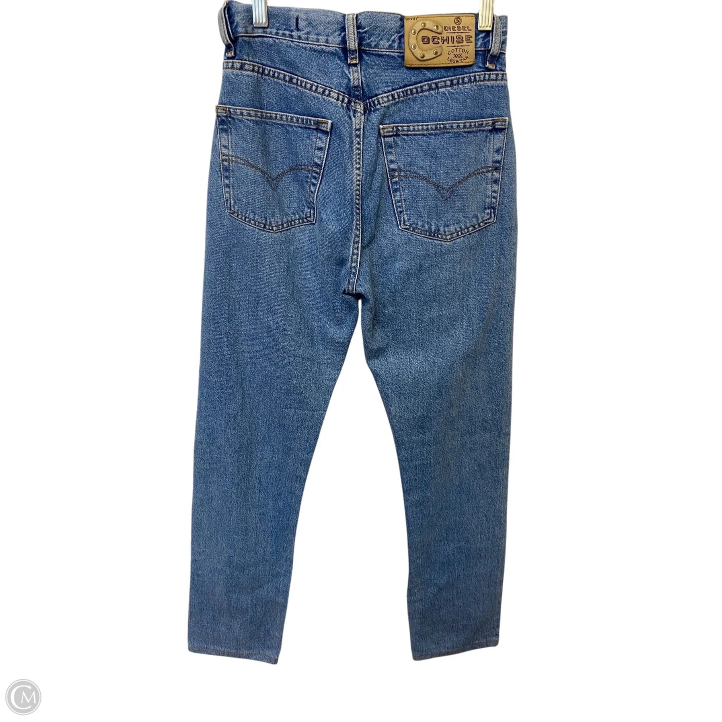 Jeans Straight By Diesel In Blue Denim, Size: 2