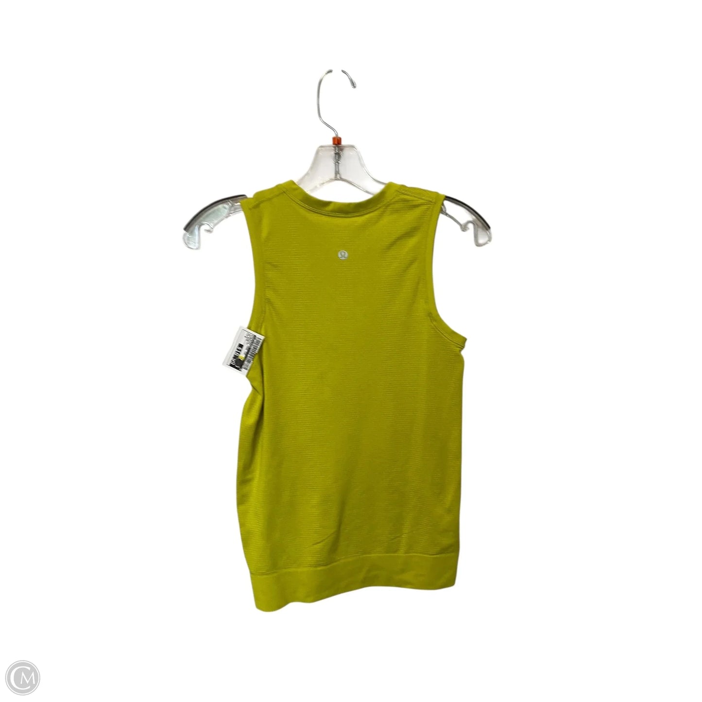 Athletic Tank Top By Lululemon In Chartreuse, Size: S
