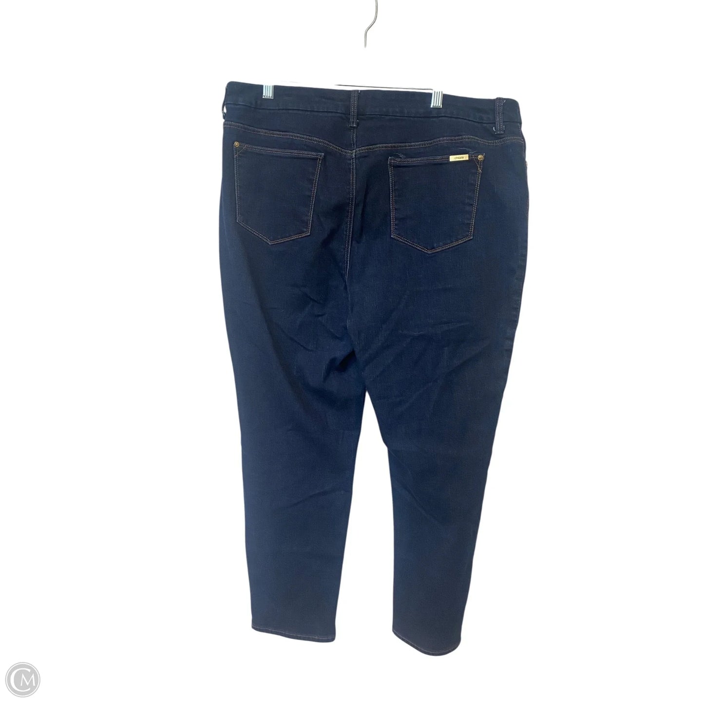 Jeans Boyfriend By Chicos In Blue Denim, Size: 14