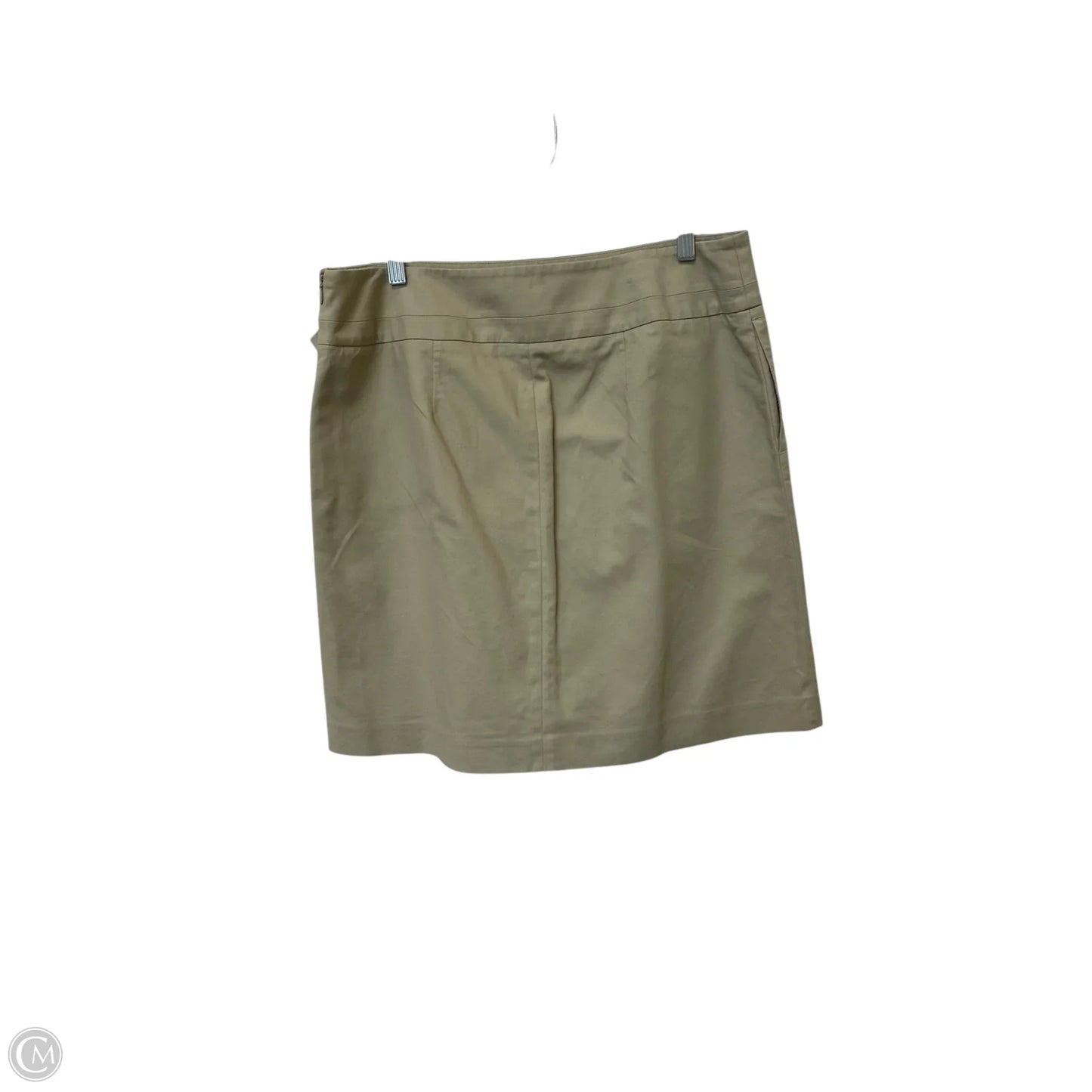 Skirt Midi By Loft In Tan, Size: 14