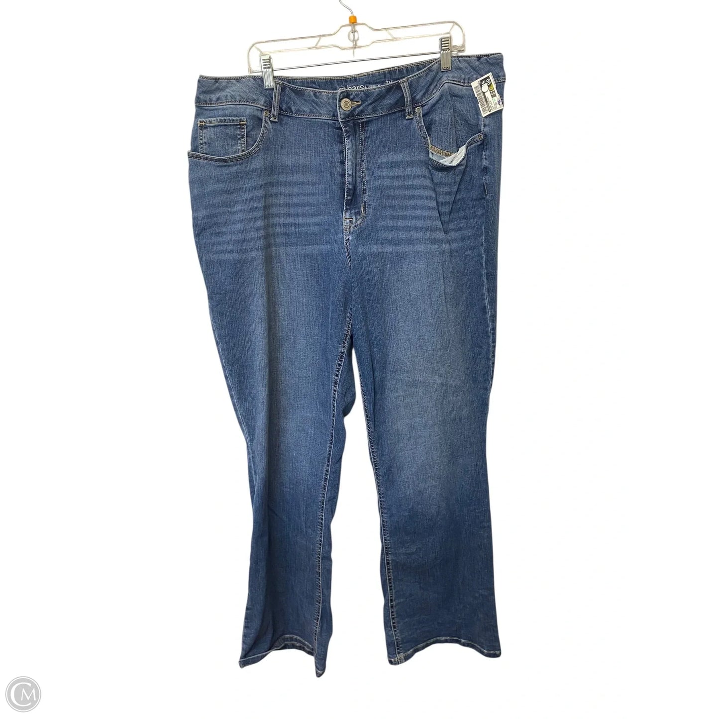 Jeans Straight By Maurices In Blue Denim, Size: 22