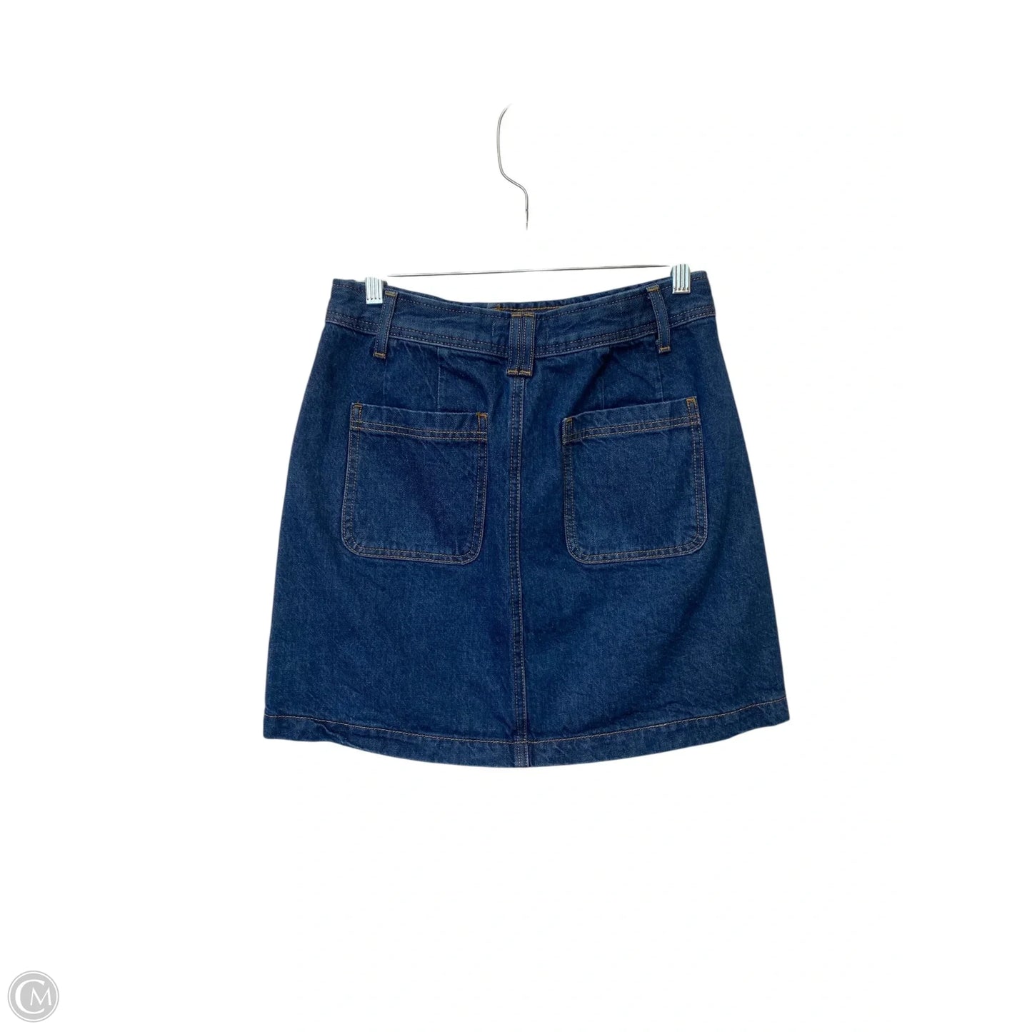 Skirt Mini & Short By Loft In Blue Denim, Size: 2