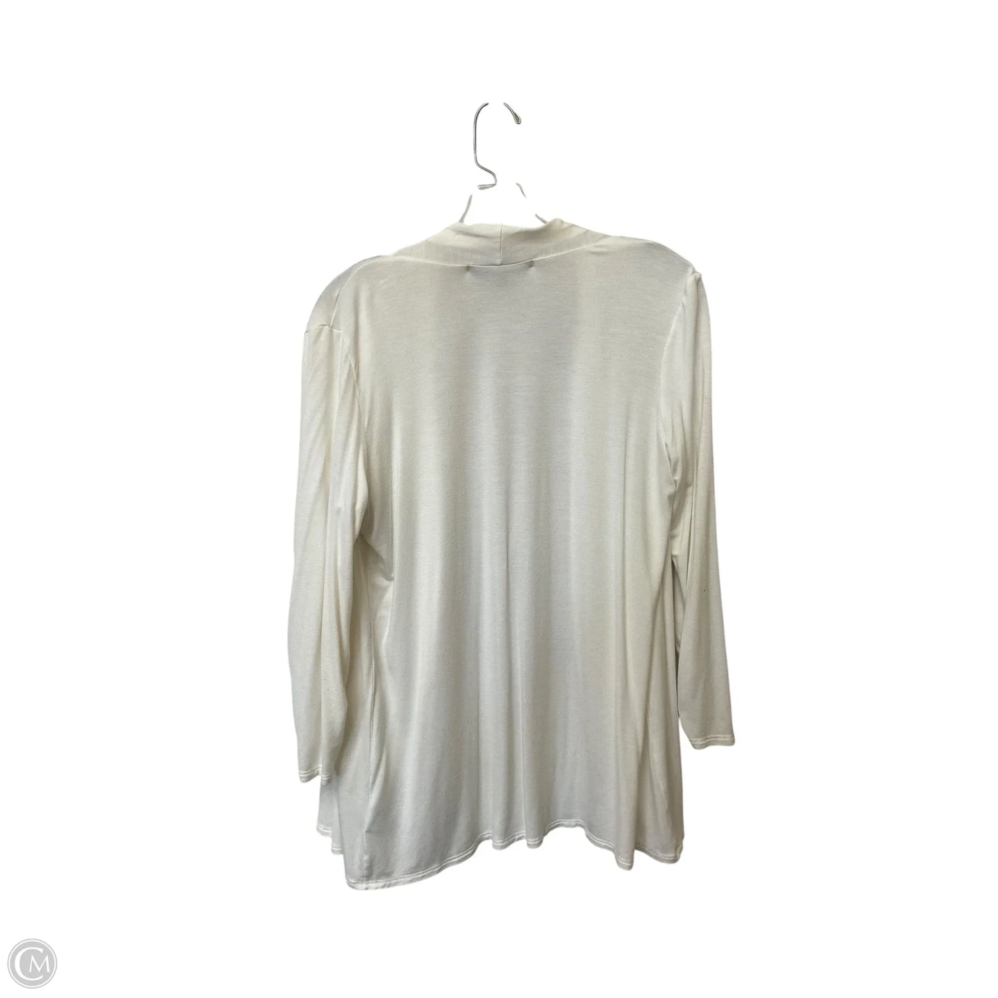 Cardigan By Apt 9 In Cream, Size: M