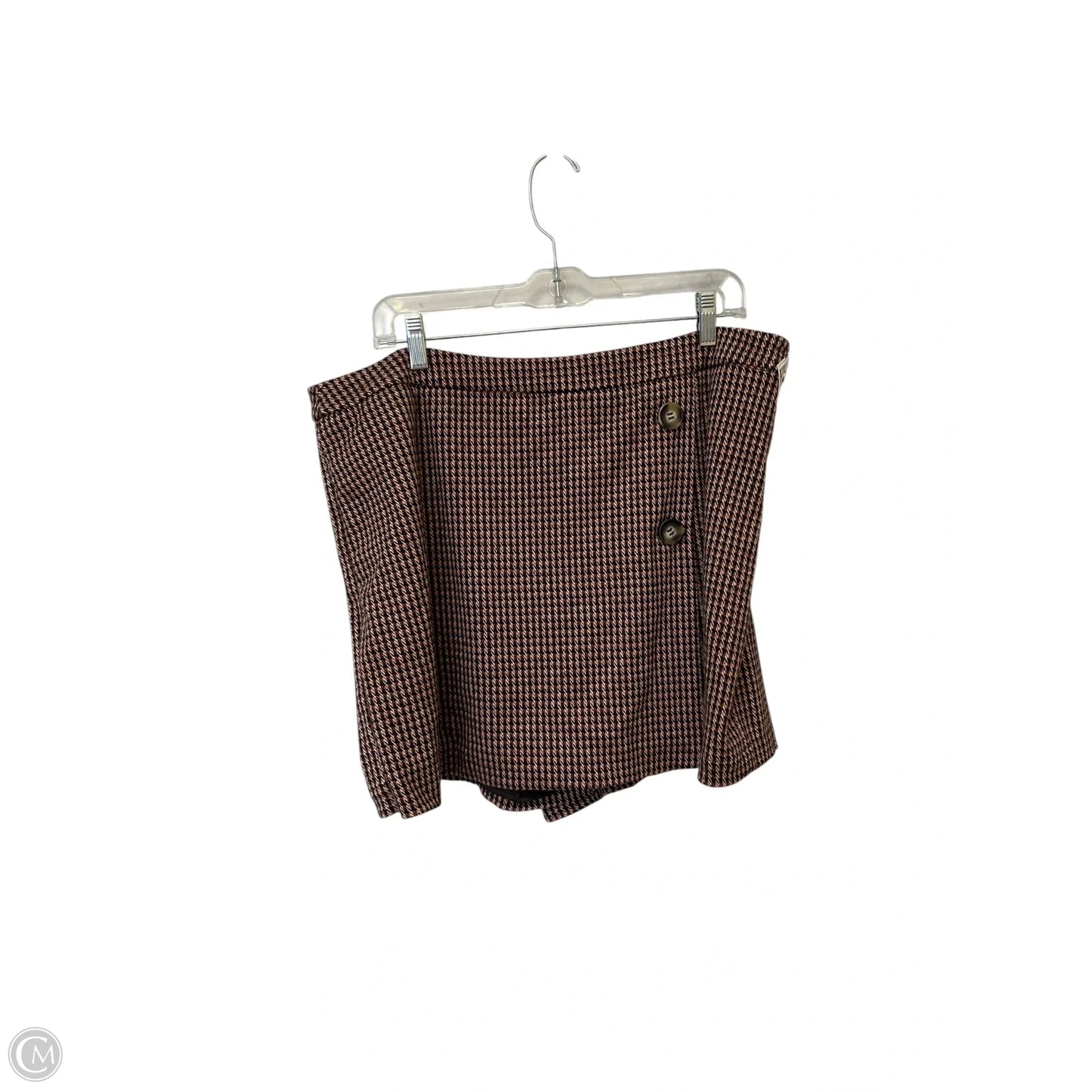 Skort By Skies Are Blue In Plaid Pattern, Size: Xl