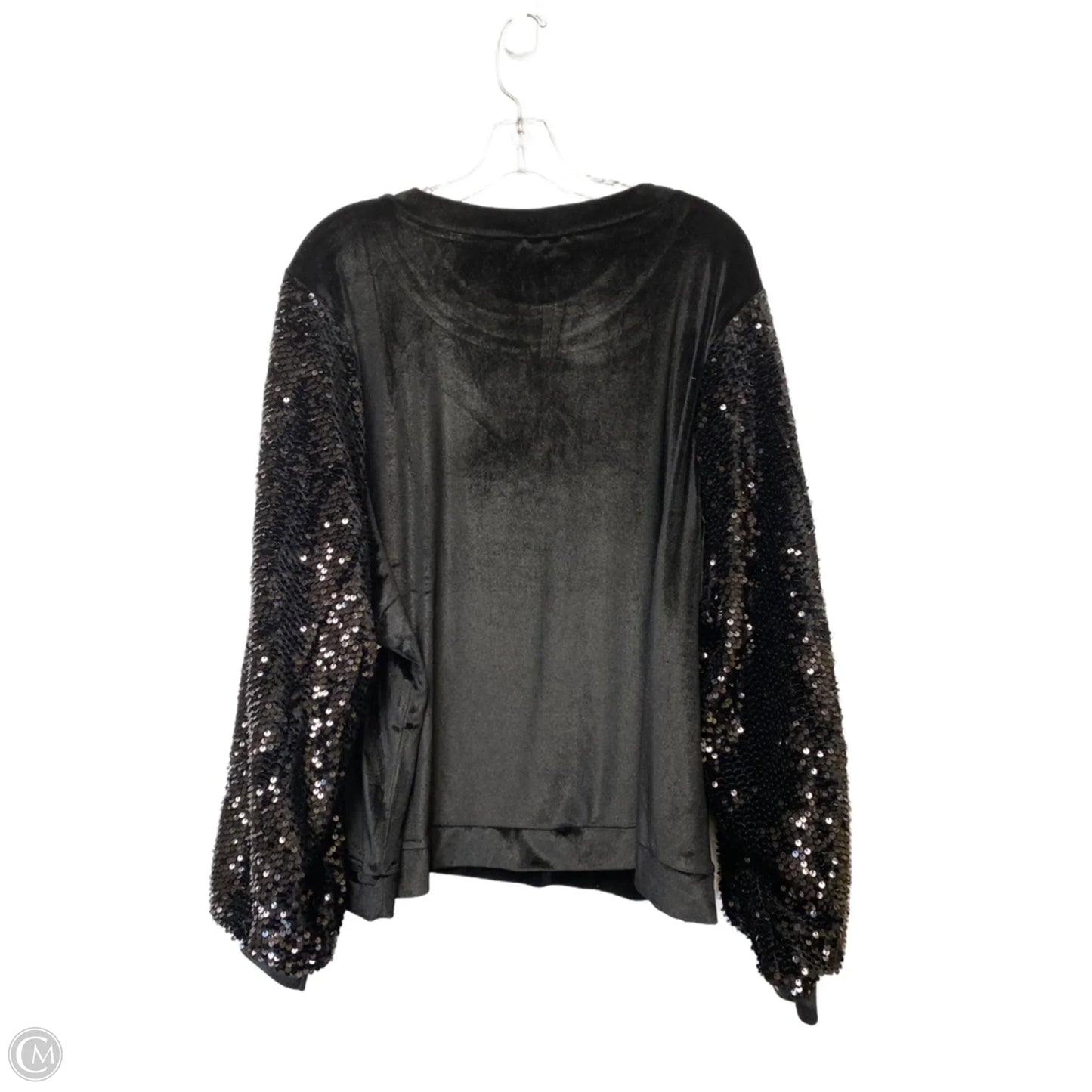 Top Long Sleeve By Lane Bryant In Black, Size: 26