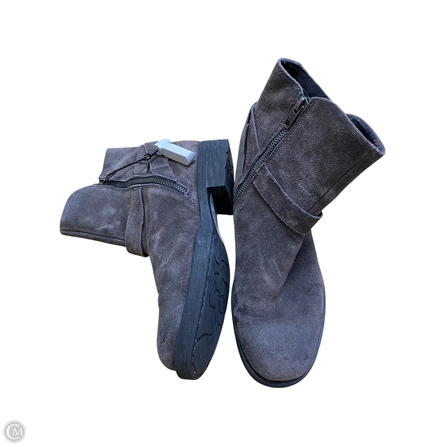 Boots Ankle Heels By Born In Grey, Size: 7.5