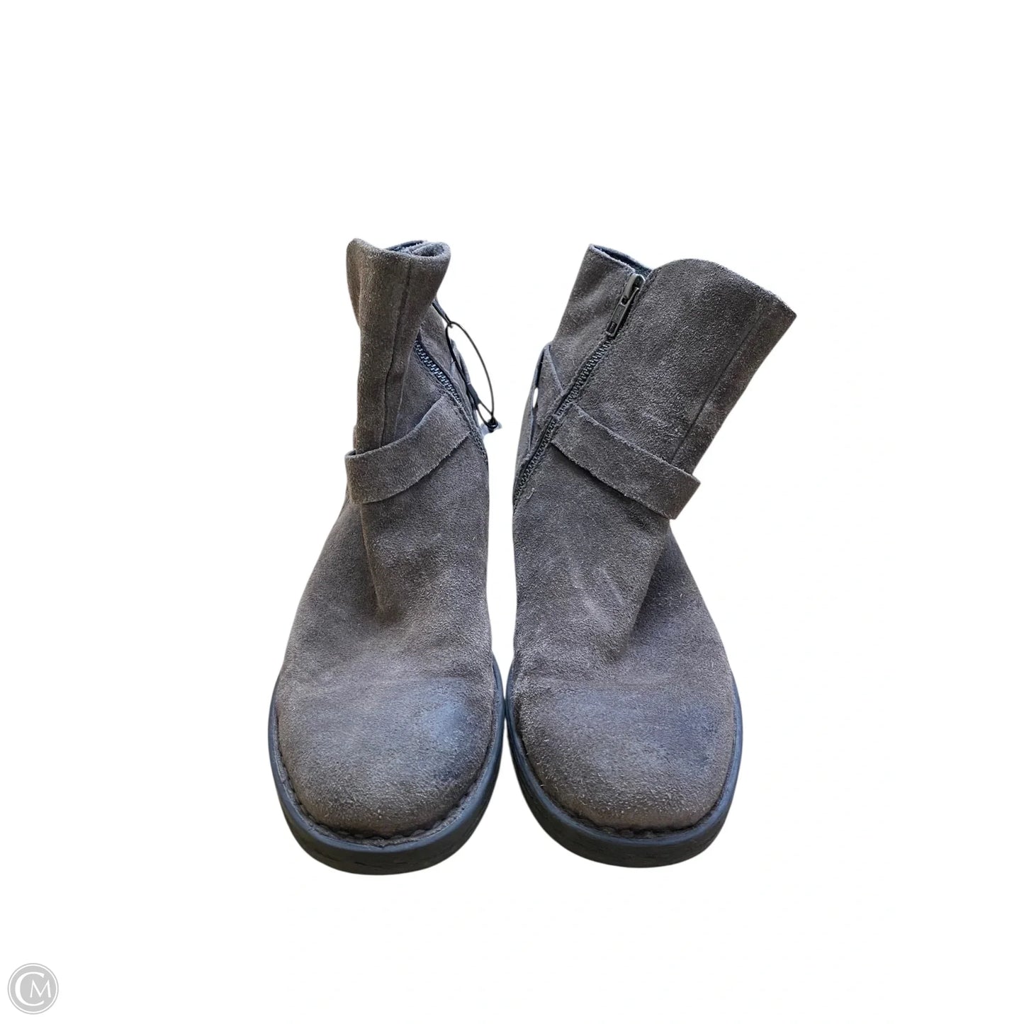 Boots Ankle Heels By Born In Grey, Size: 7.5