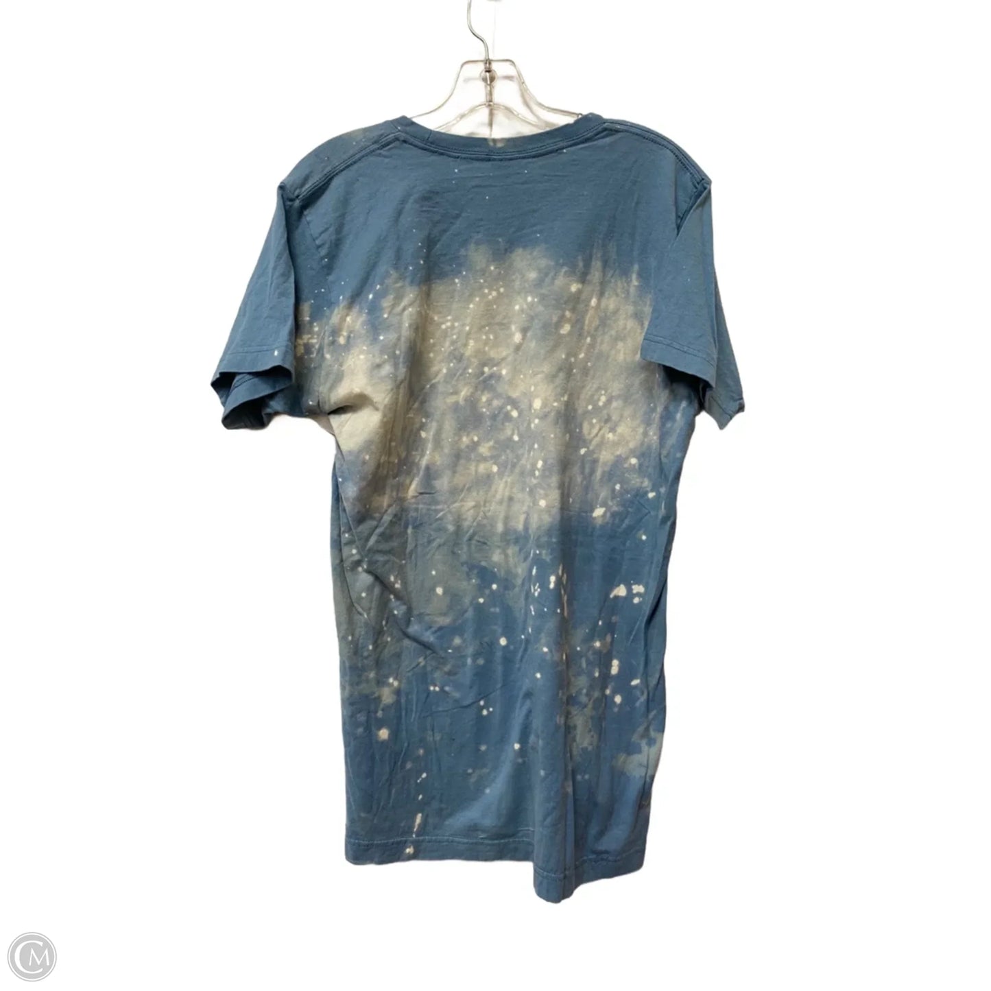 Top Short Sleeve By Tultex In Blue, Size: M