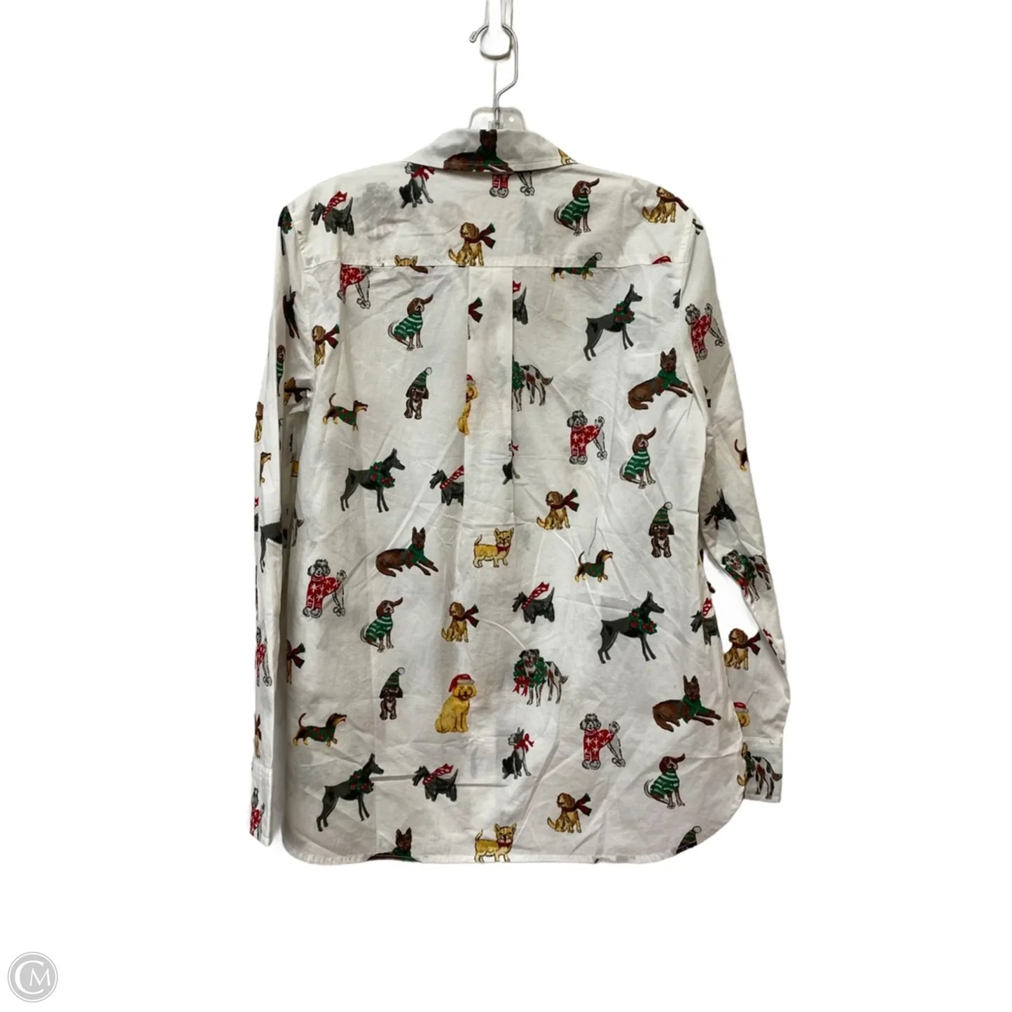 Top Long Sleeve By Talbots In Animal Print, Size: M