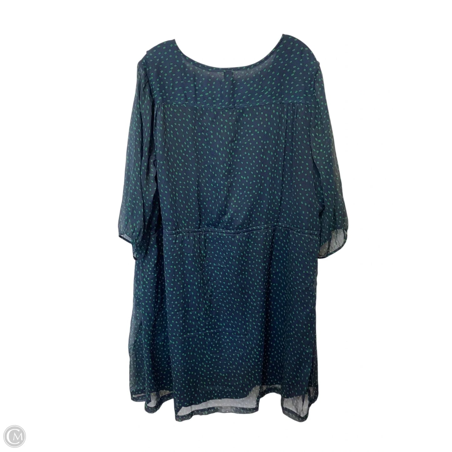 Dress Casual Midi By Old Navy In Polkadot Pattern, Size: Xxl