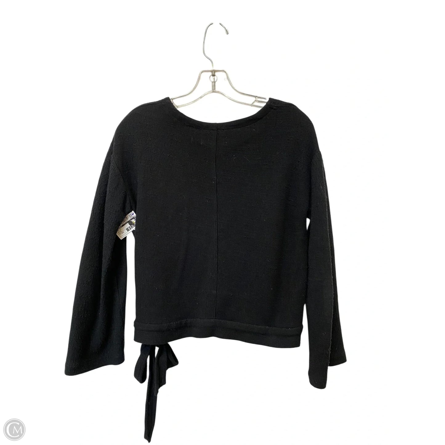 Top Long Sleeve By Madewell In Black, Size: Xxs