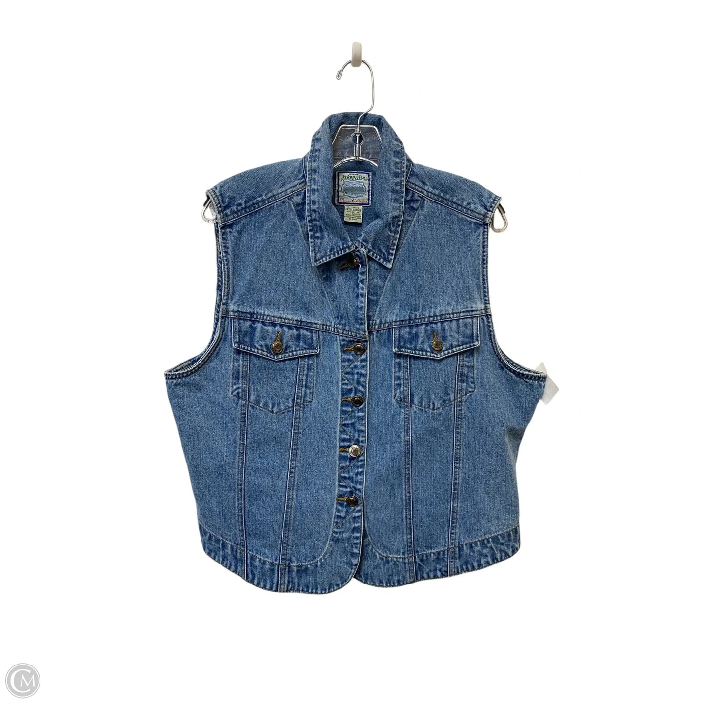 Vest Other By St Johns Bay In Blue Denim, Size: Xl