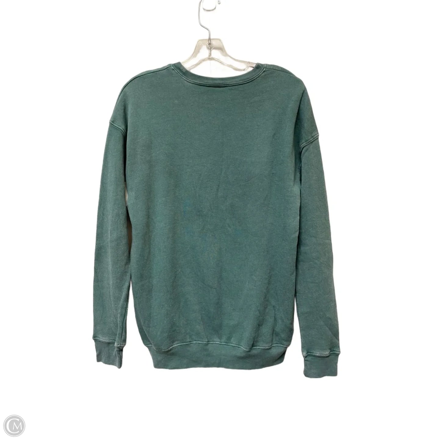 Sweatshirt Crewneck By Clothes Mentor In Green, Size: M
