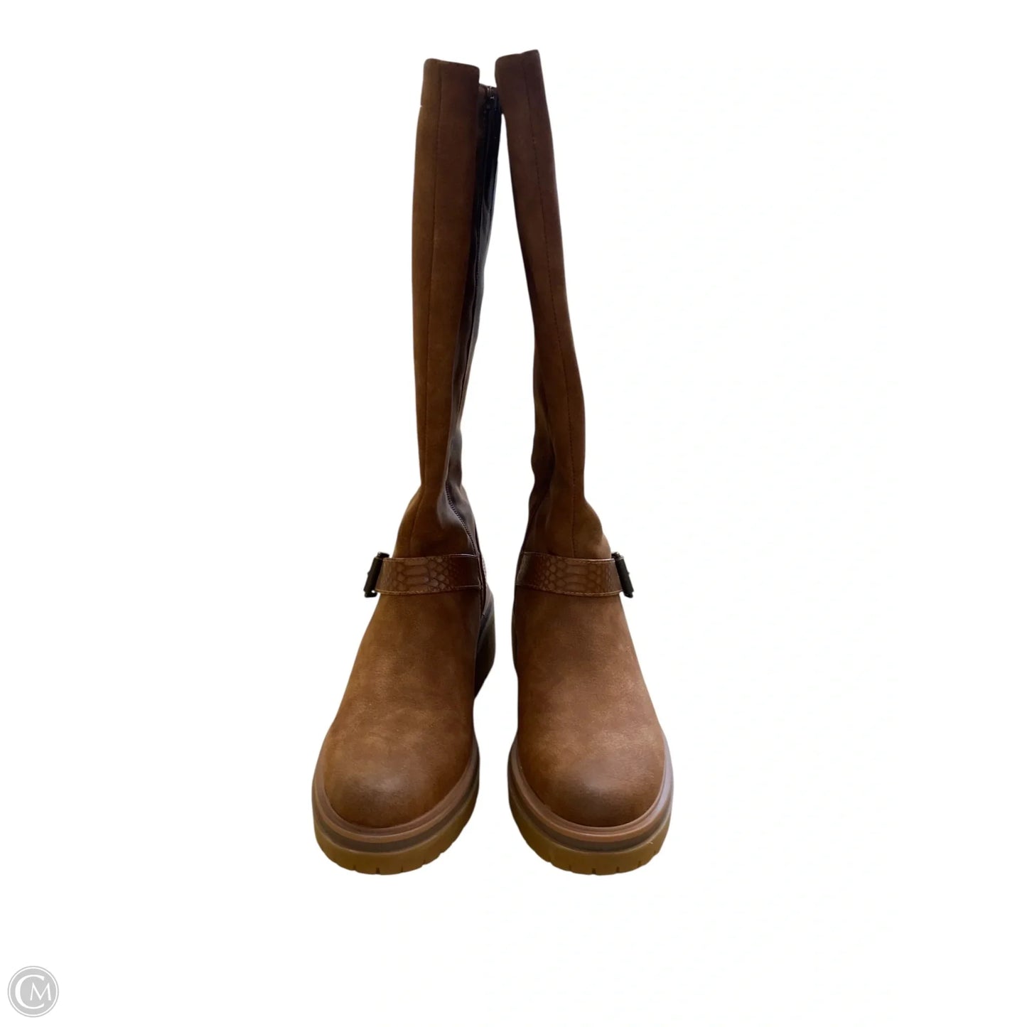 Boots Mid-calf Heels By Naturalizer In Tan, Size: 9