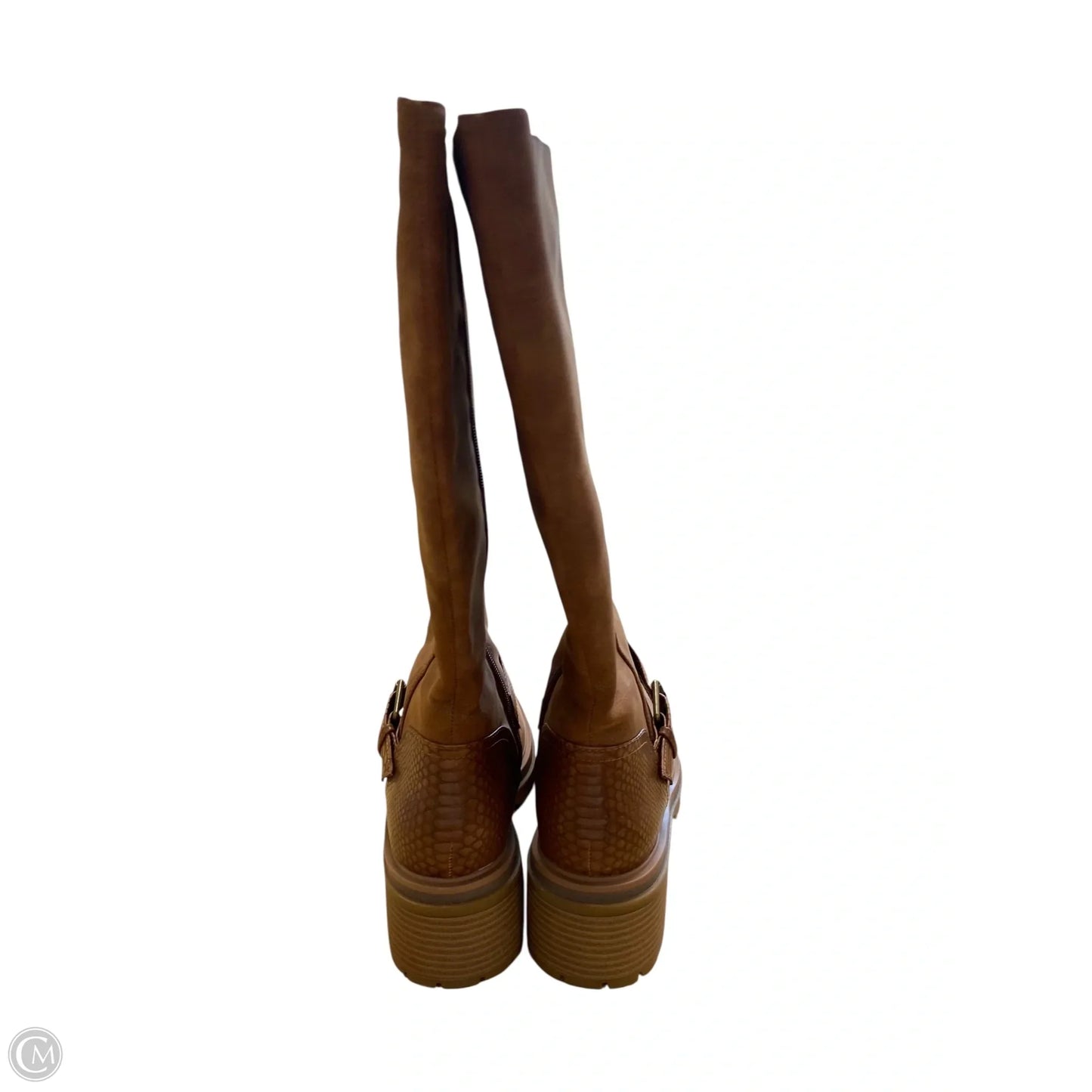 Boots Mid-calf Heels By Naturalizer In Tan, Size: 9