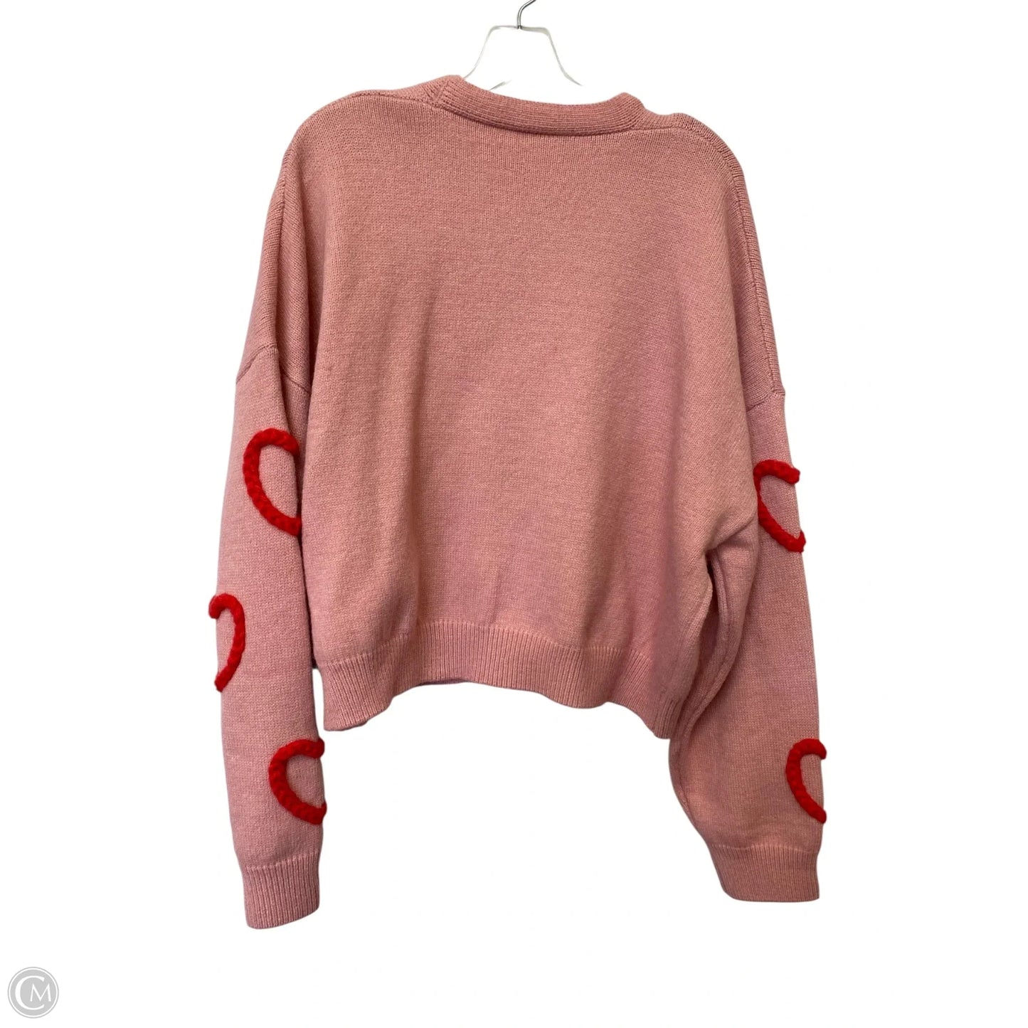 Cardigan By Shein In Pink, Size: 2x